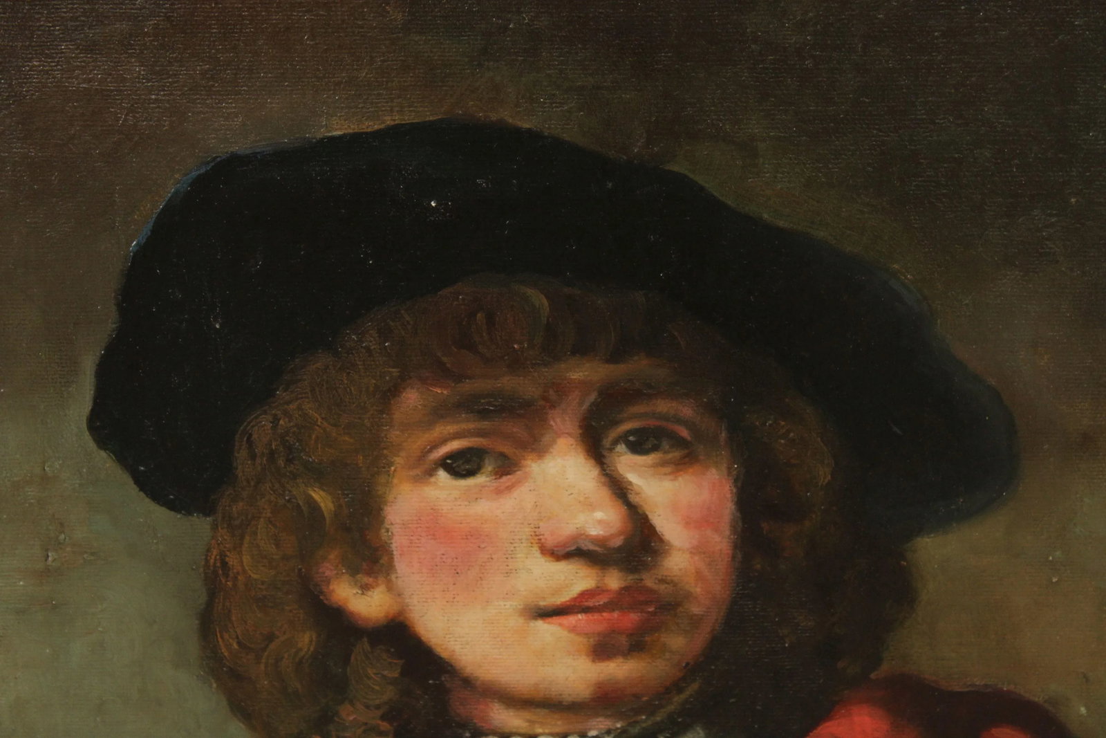 Early 21st Century Self Portrait Oil Painting After Rembrandt, Signed 'Nichlos' - 7
