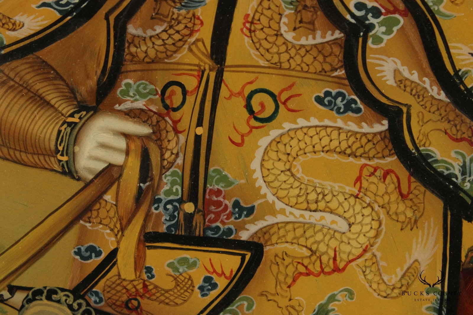 Chinese 'The Qianlong Emperor in Ceremonial Armor on Horseback' Reverse Portrait Portrait, After Giu - 11