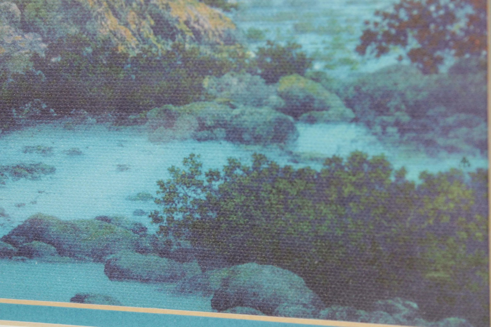 1970s Maxfield Parrish Framed 'New Moon' Giclee Print - 8