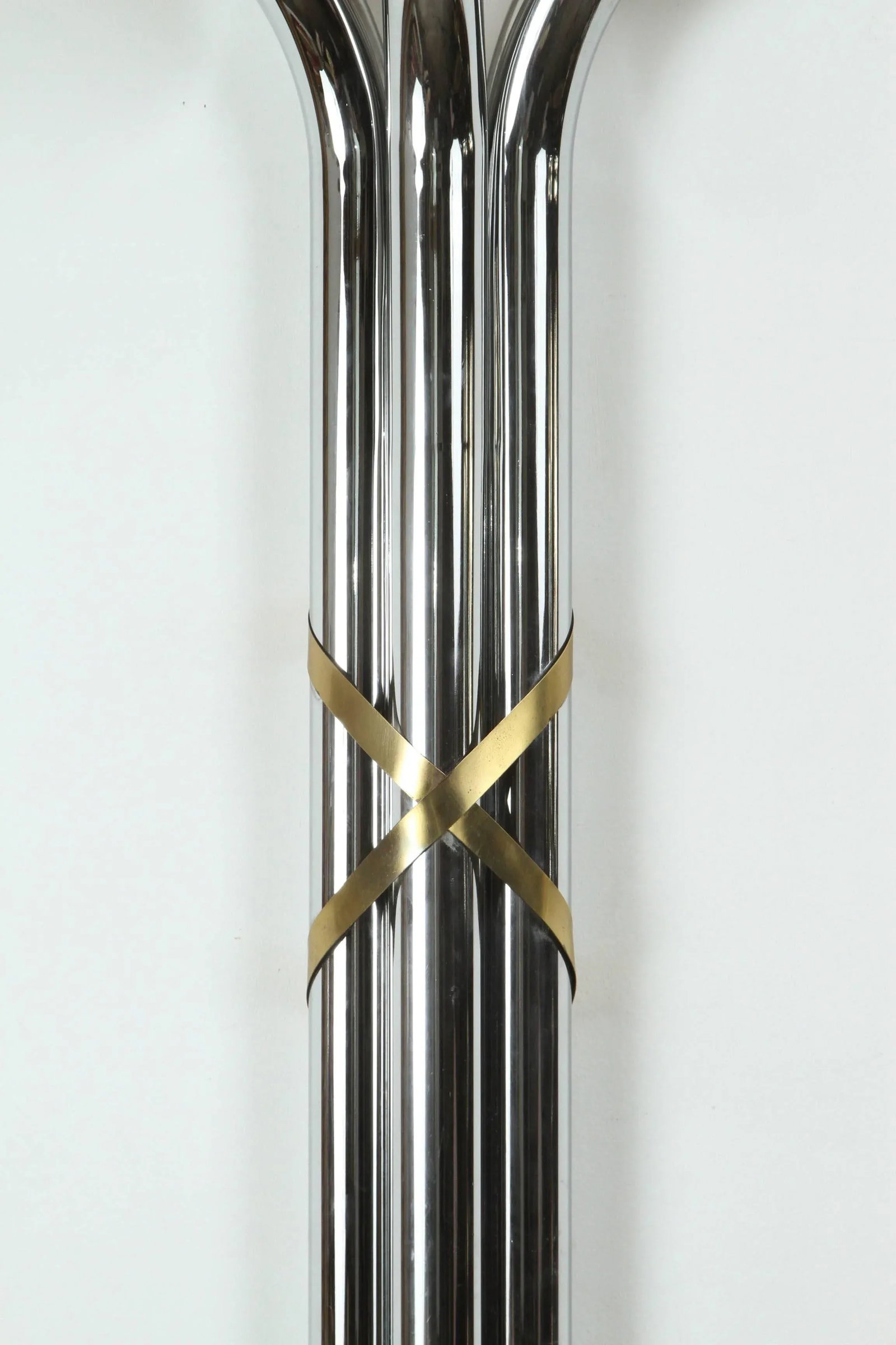 Large Oversized Modernist Art Deco Style 5 Feet Wall Sconces - a Pair - 5