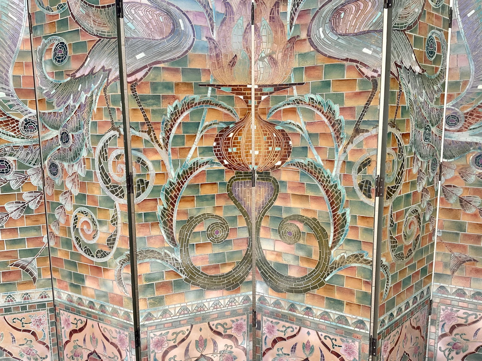 Stunning Art Deco Style Six Panel Screen - 3