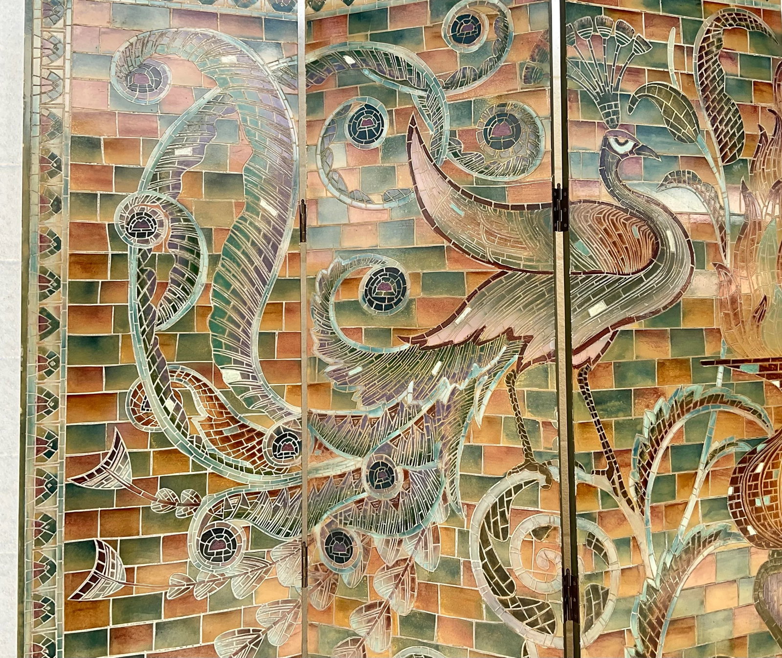 Stunning Art Deco Style Six Panel Screen - 6