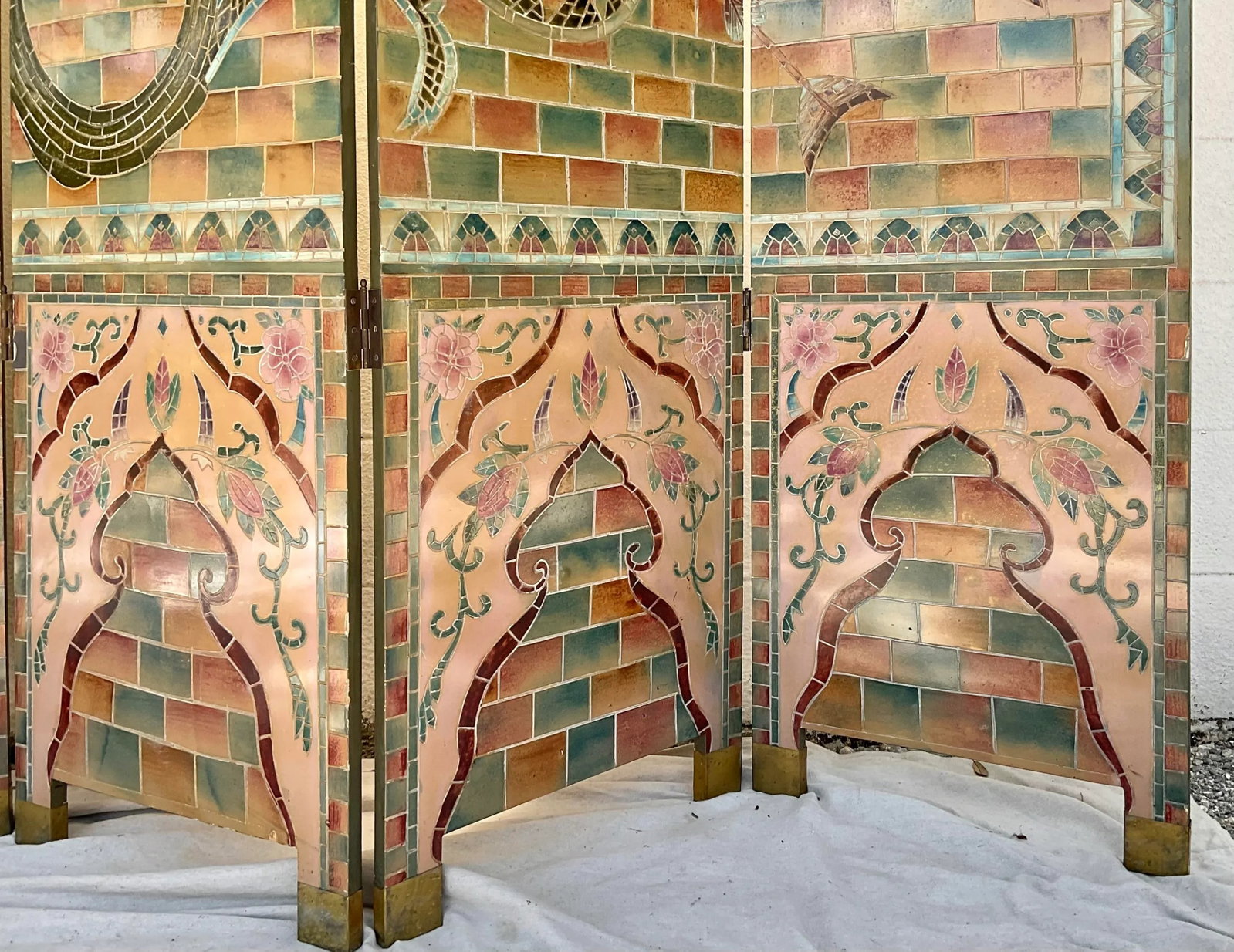 Stunning Art Deco Style Six Panel Screen - 8