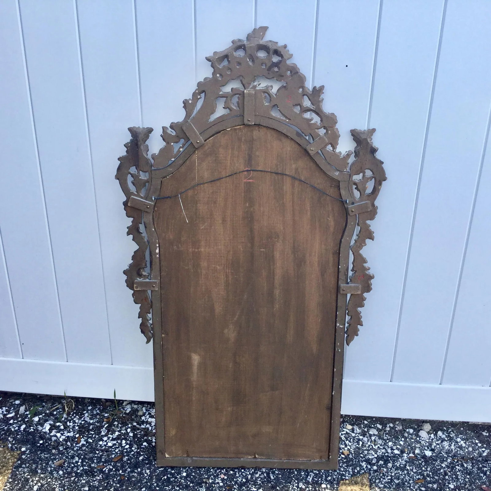 Italian Baroque Stye Giltwood and Ebonized Mirror - 7