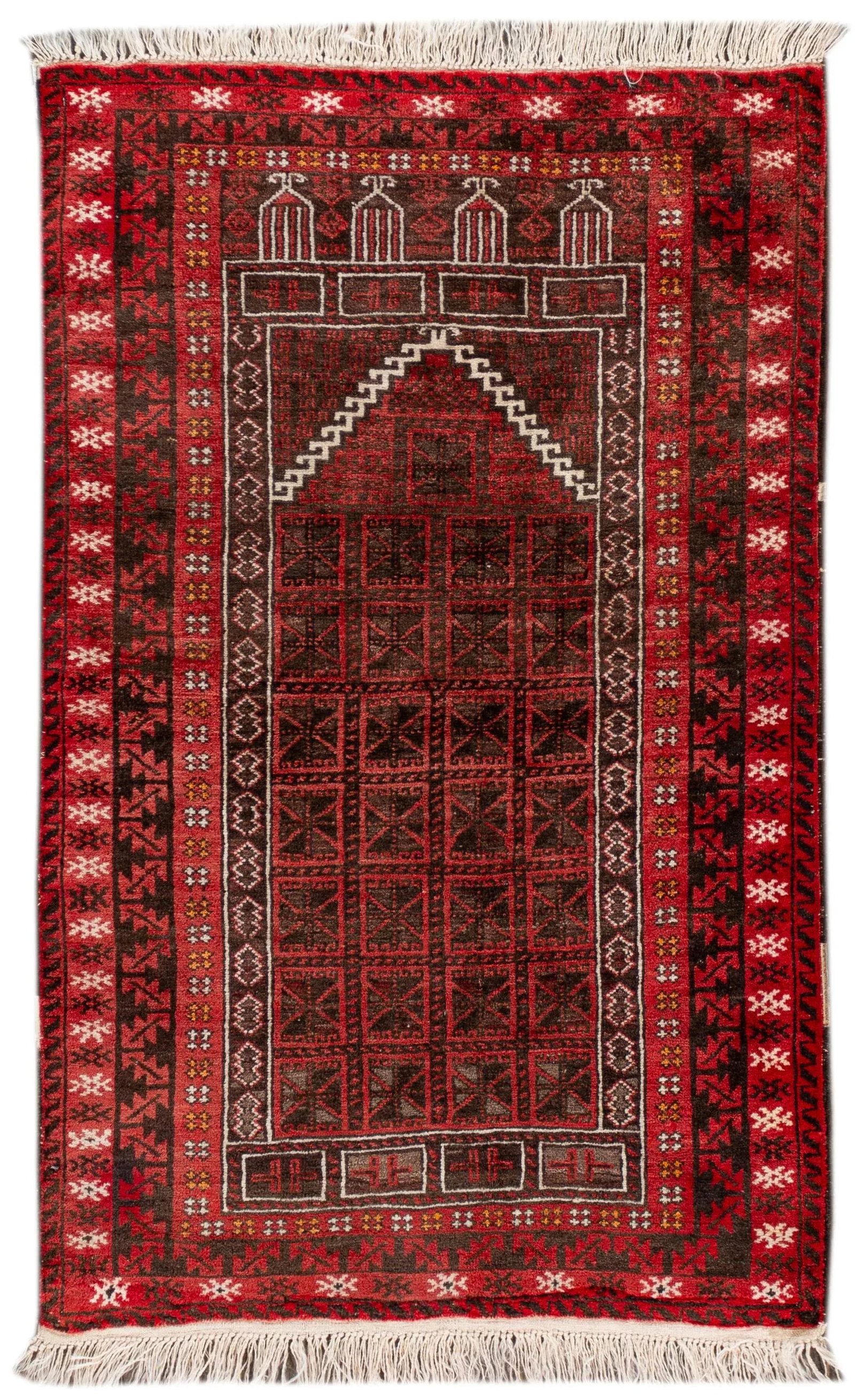 Vintage Persian Rug, 3'0" X 4'8" - 7