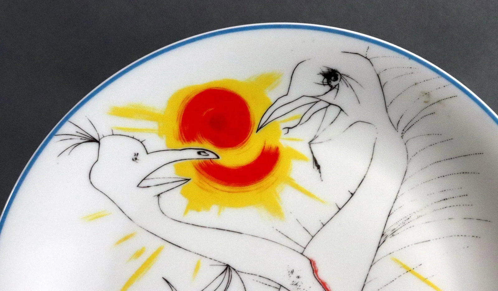 Salvador Dali Limoges Porcelain Plates, La Conquete Du Cosmos, Set of 6, 1970s - 12