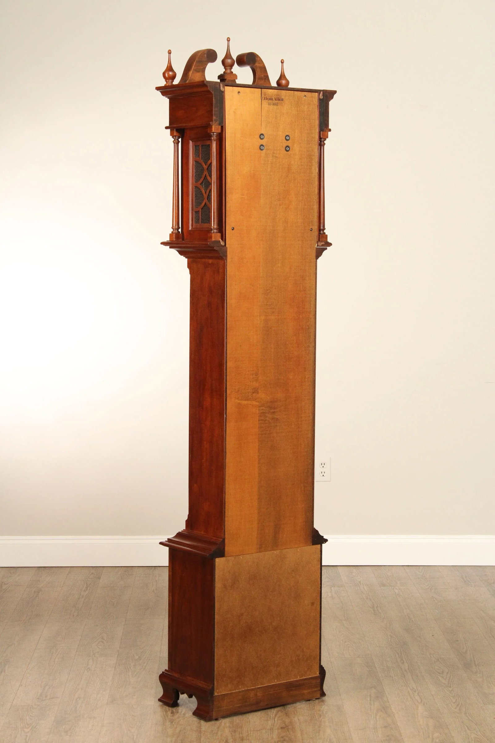 Ethan Allen Chippendale Style Cherry Grandfather Clock - 12