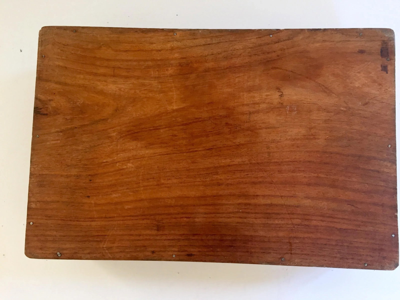 Early 20th Century Anglo Raj Hand-Carved Wooden Decorative Jewelry Box - 4