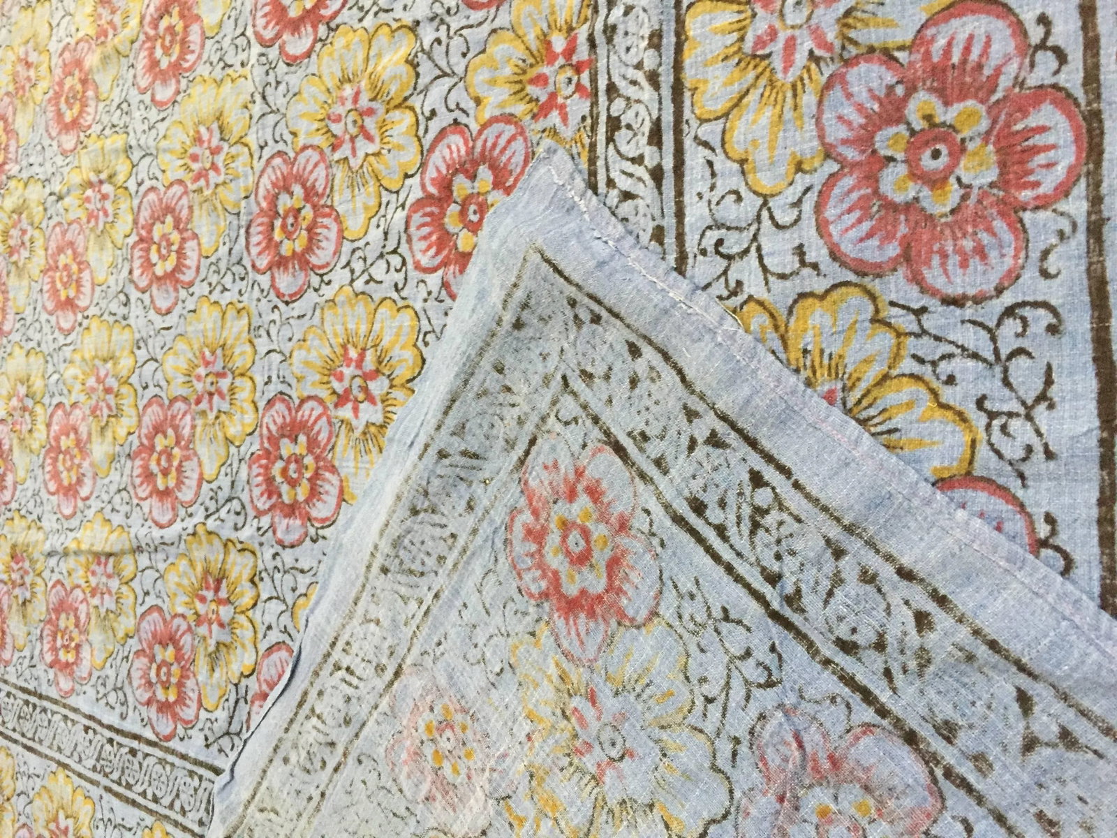 Kalamari Blue Textile From India - 5