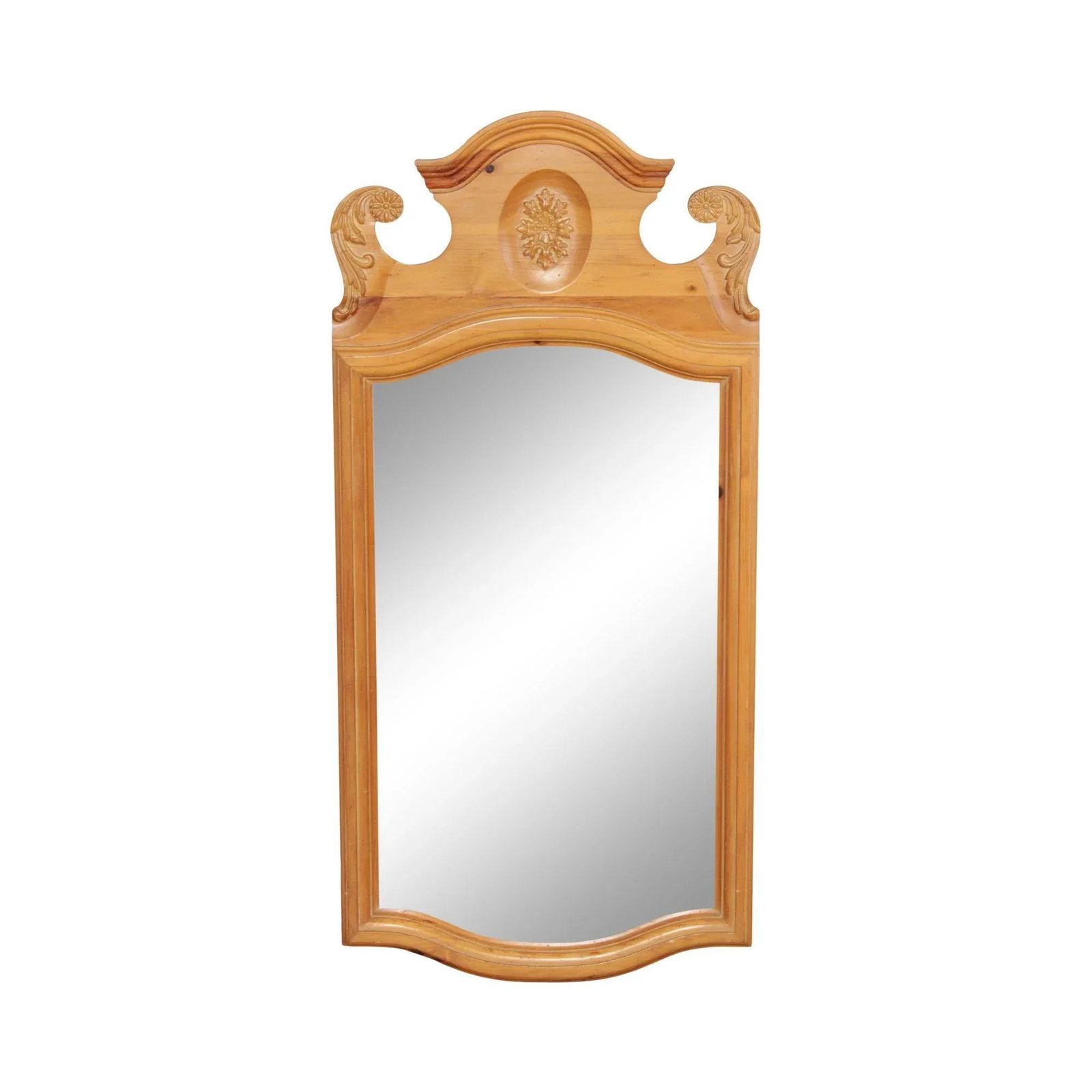 Lexington Chippendale Style Carved Pine Frame Mirror - 13
