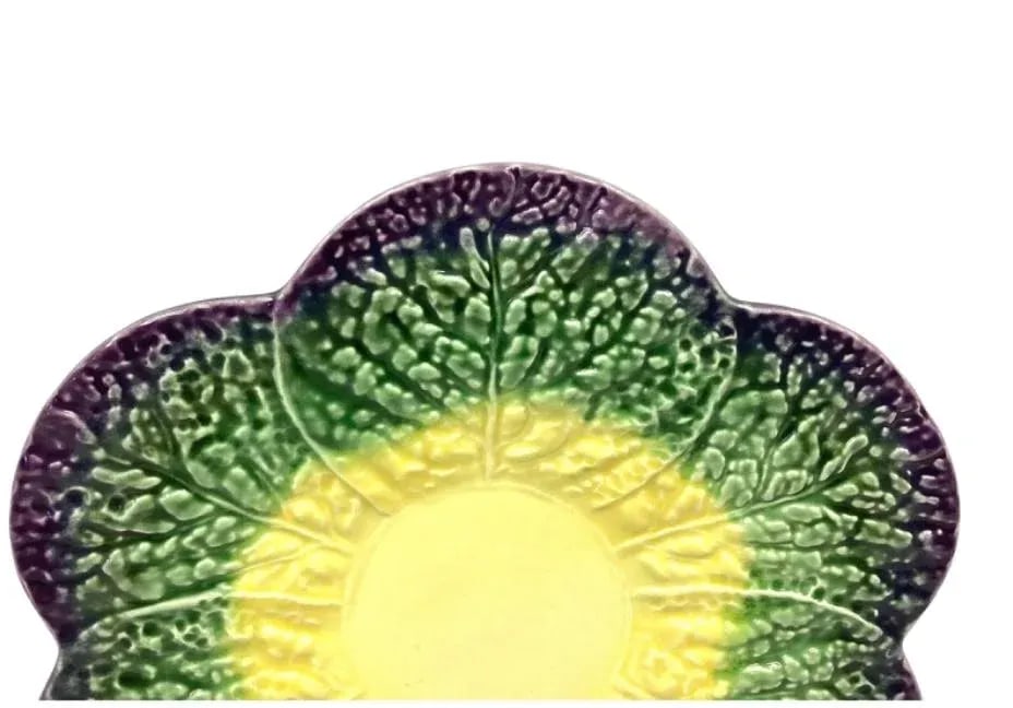 Set of Four Vintage Olfaire Portugal Ceramic Charger Plates - 3