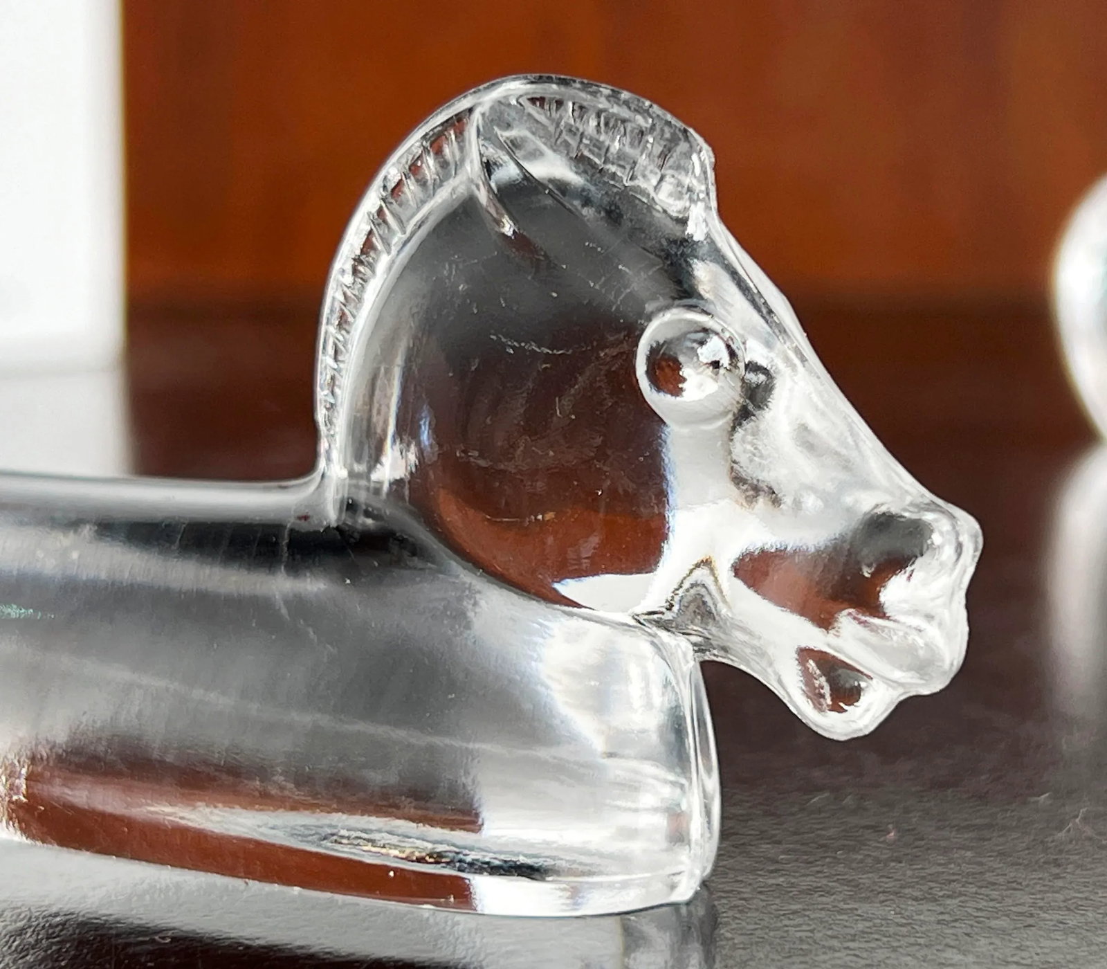 Vintage French Crystal Glass Figural Animal Knife Rests - Set of 4 - 7