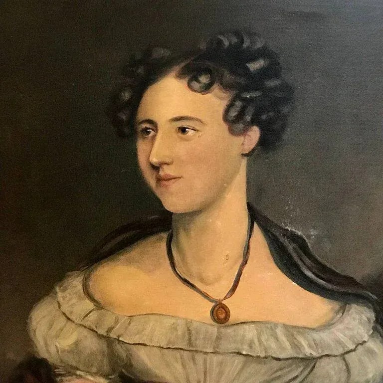 Early 19th Century American Classical Portrait of a Lady - 5