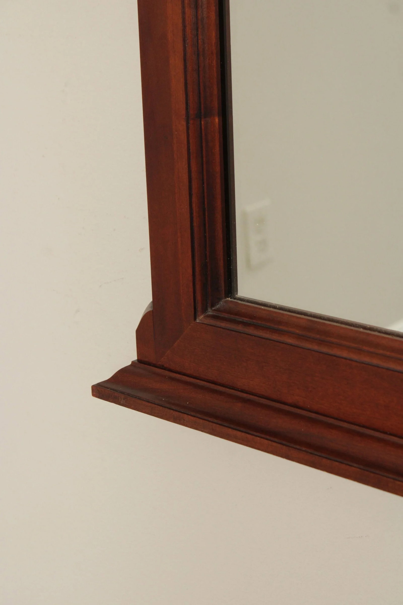 Pennsylvania House Traditional Mahogany Beveled Wall Mirror - 10