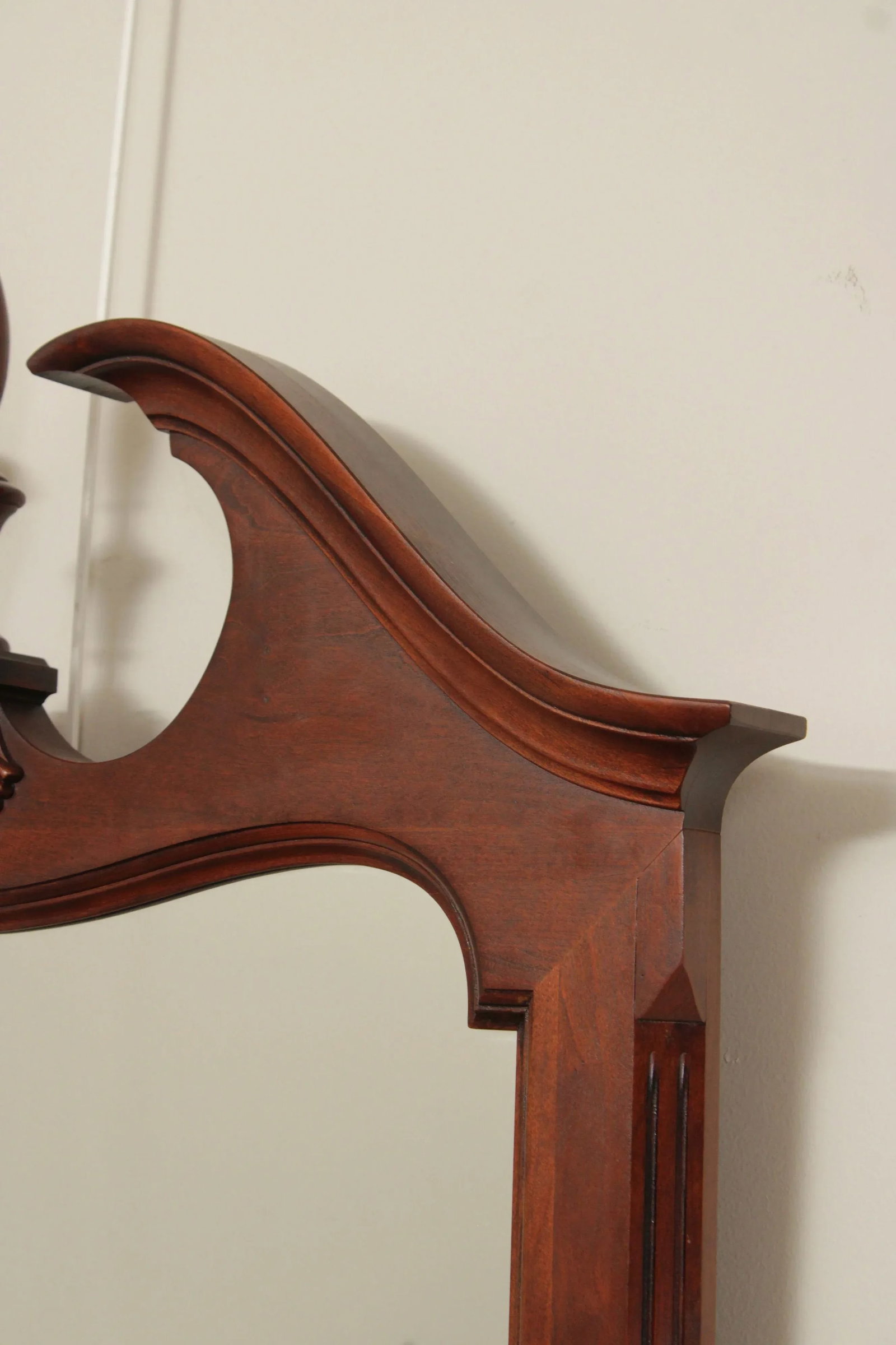 Pennsylvania House Traditional Mahogany Beveled Wall Mirror - 12