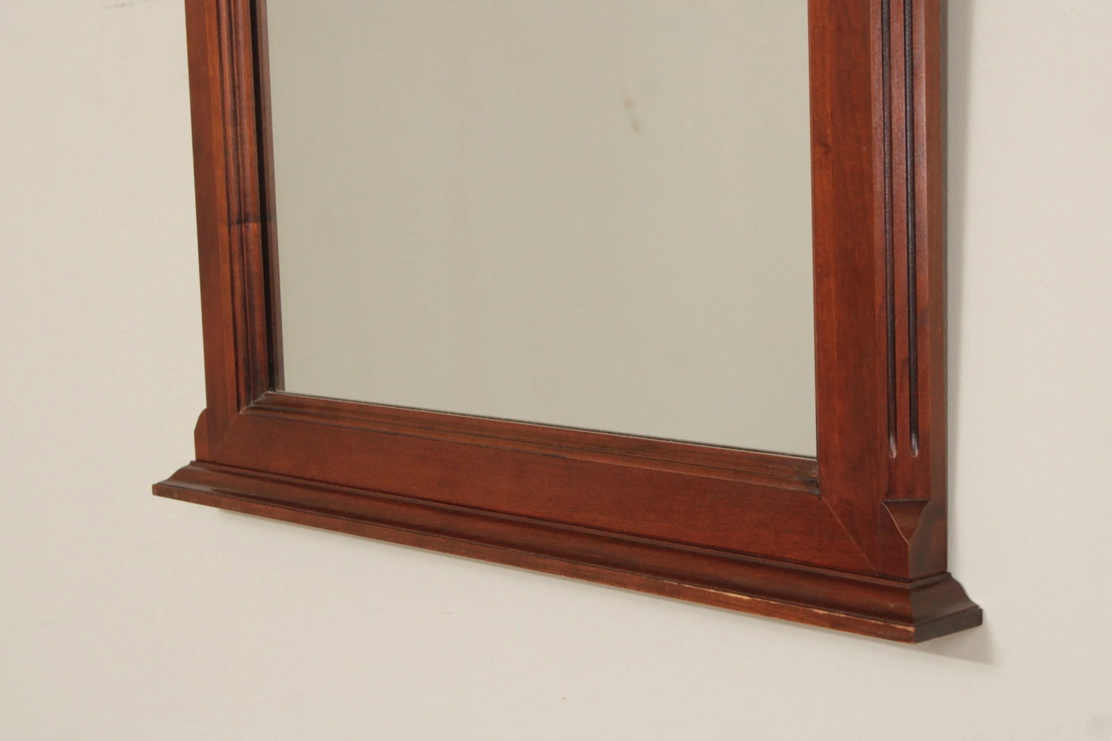 Pennsylvania House Traditional Mahogany Beveled Wall Mirror - 6