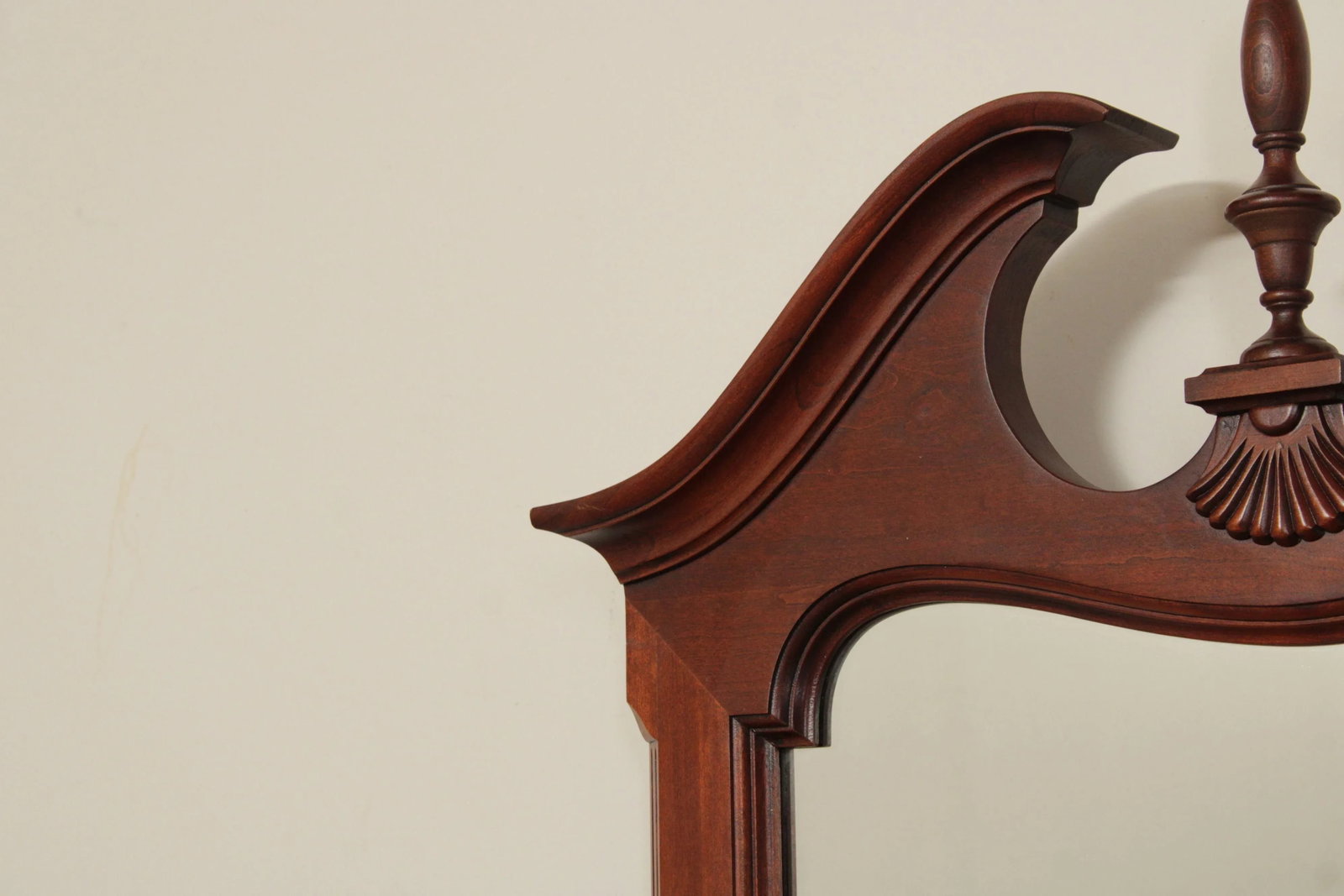 Pennsylvania House Traditional Mahogany Beveled Wall Mirror - 9