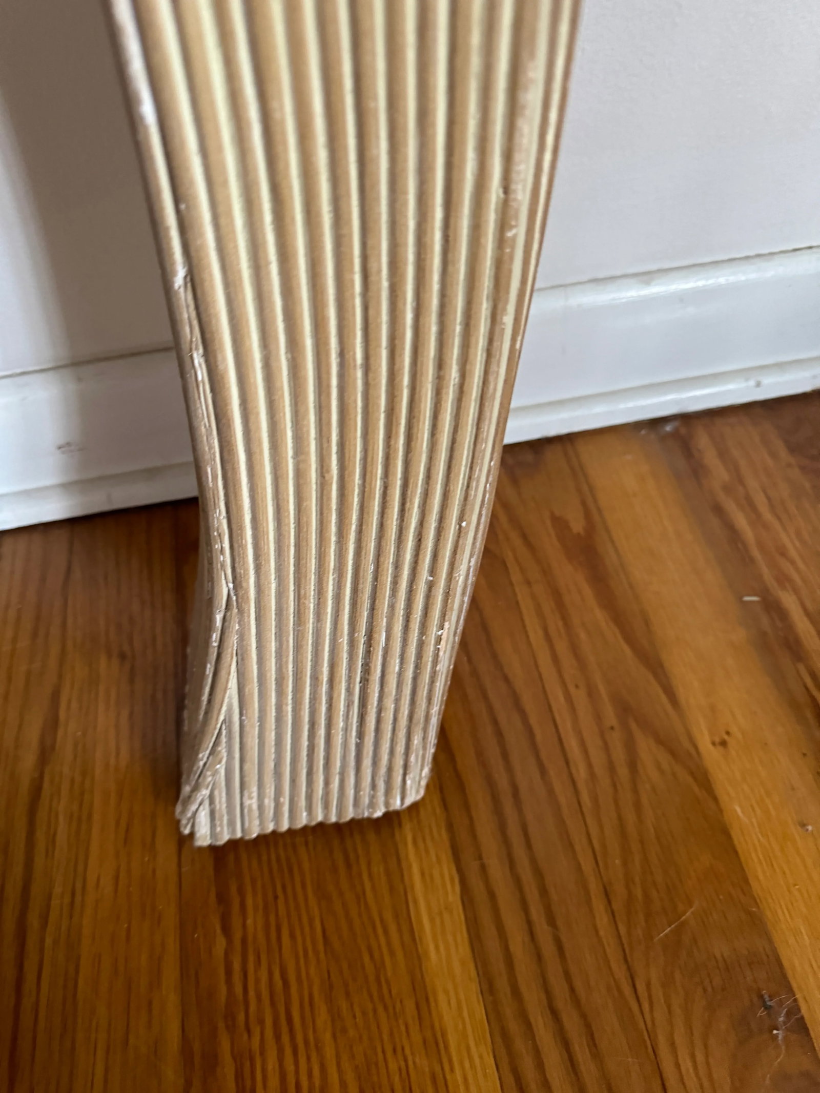 Late 20th Century Pencil Reed Console Entry Table in Style of Karl Springer - 7