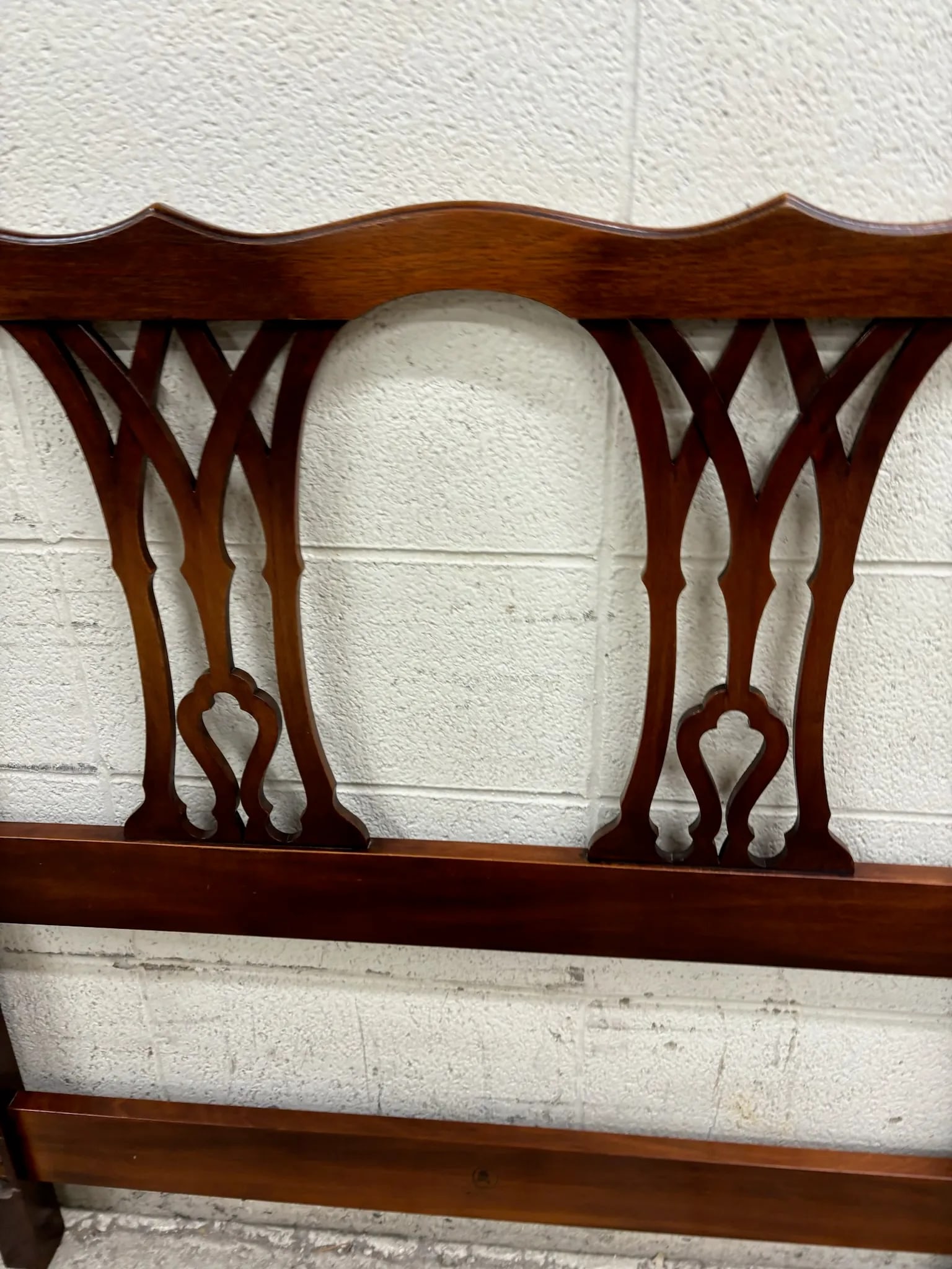 Vintage Kindel Chippendale Style Twin Size Headboard - 8