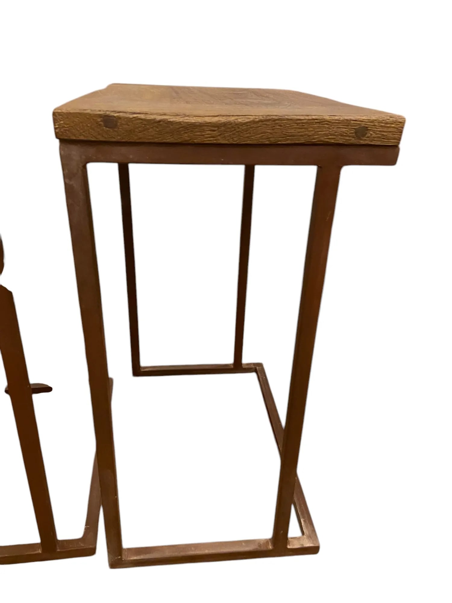 Pottery Barn Granger Reclaimed Wood Nesting Tables - Set of 3 - 10