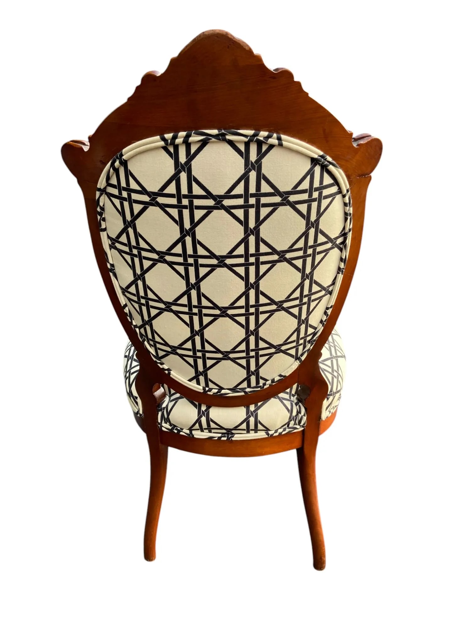 Late 19th Century Victorian Upholstered Side Chair on Casters - 4