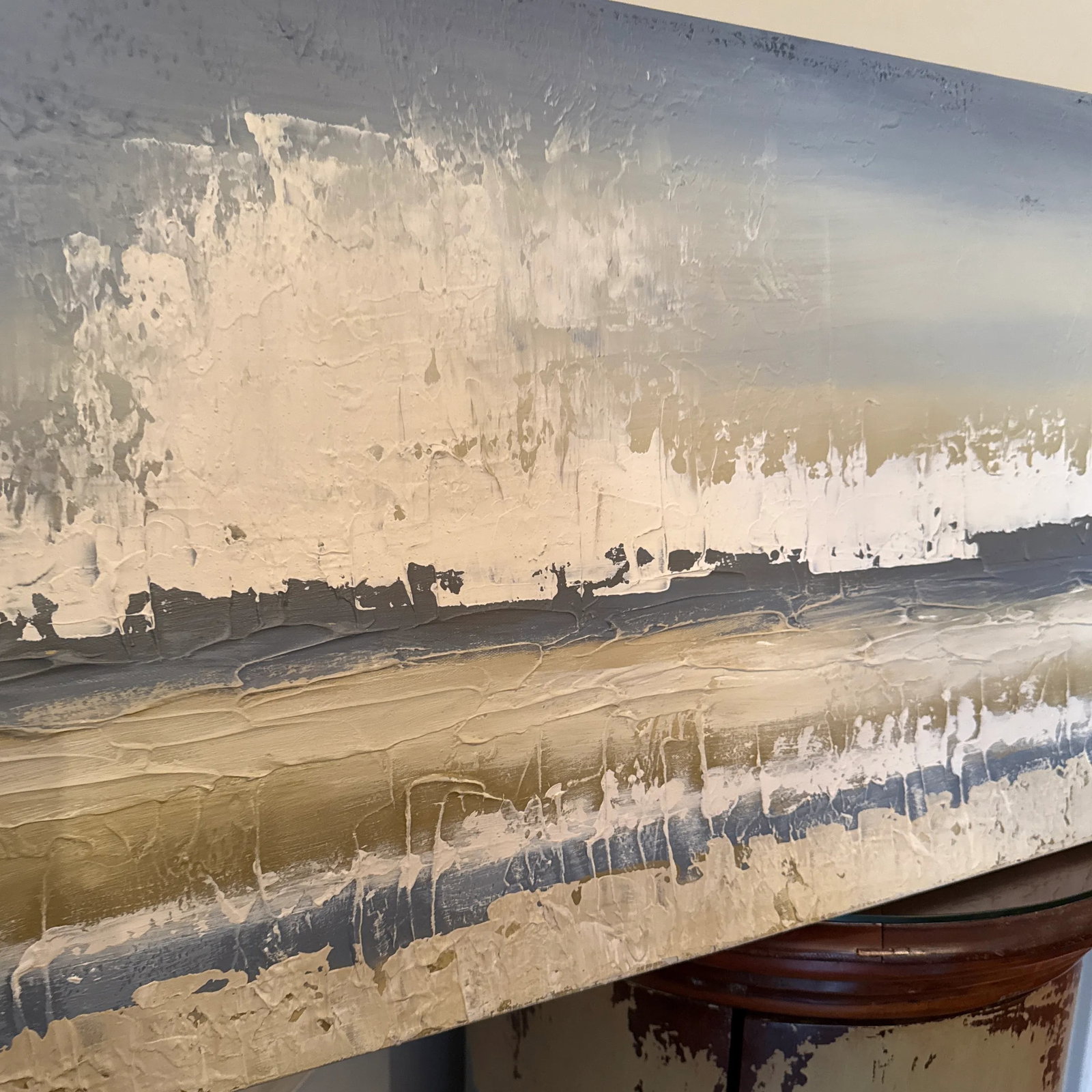 Mid-Century Modern Style Contemporary Abstract Painting by Sarah Brooke - 4