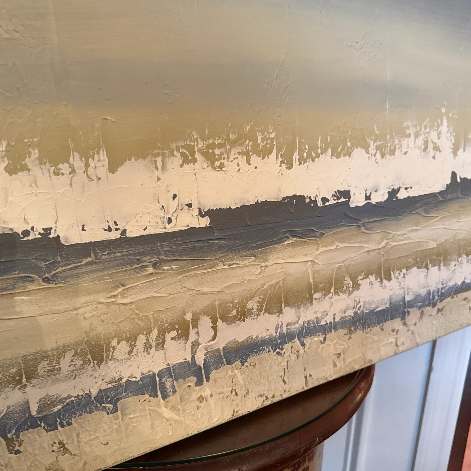 Mid-Century Modern Style Contemporary Abstract Painting by Sarah Brooke - 5