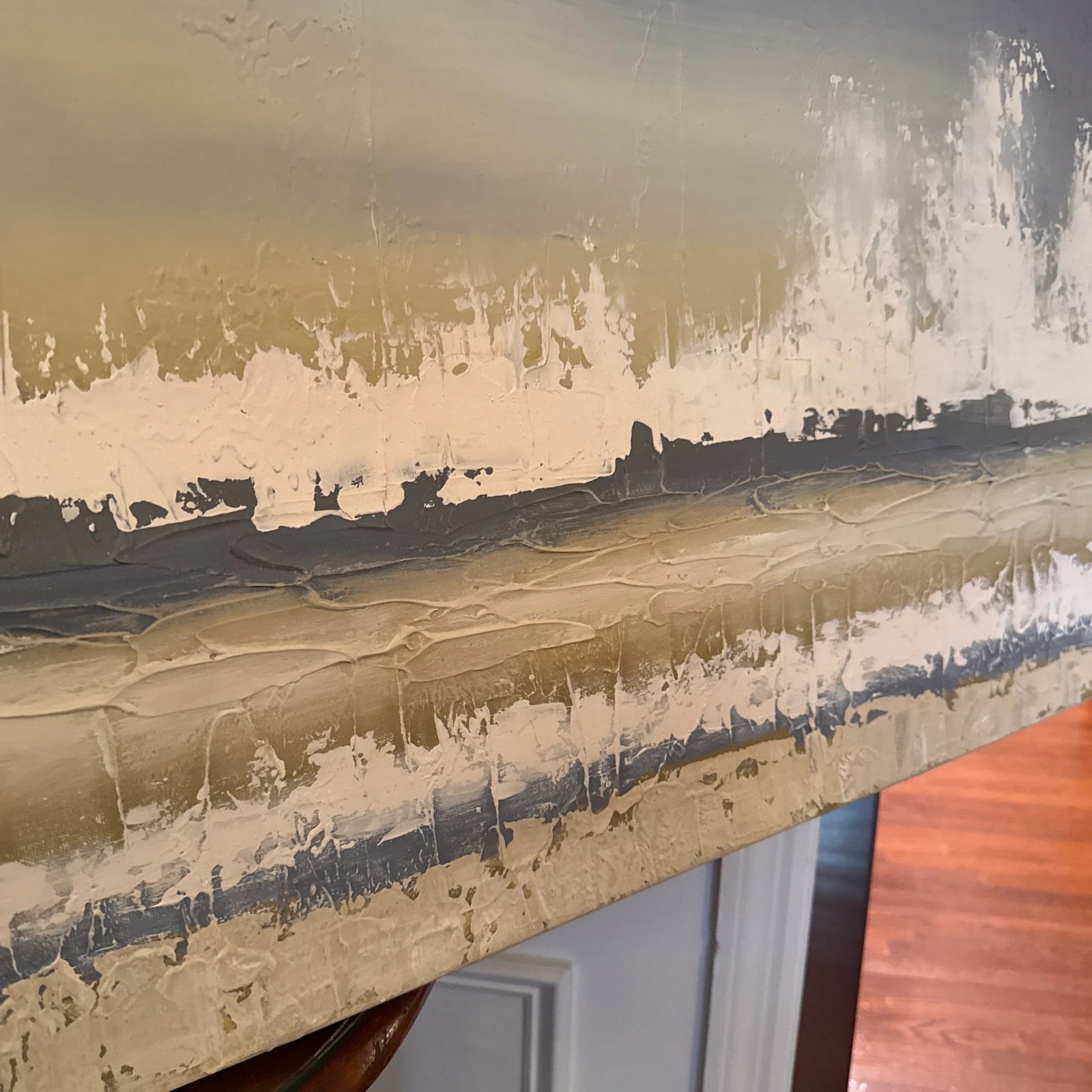 Mid-Century Modern Style Contemporary Abstract Painting by Sarah Brooke - 6