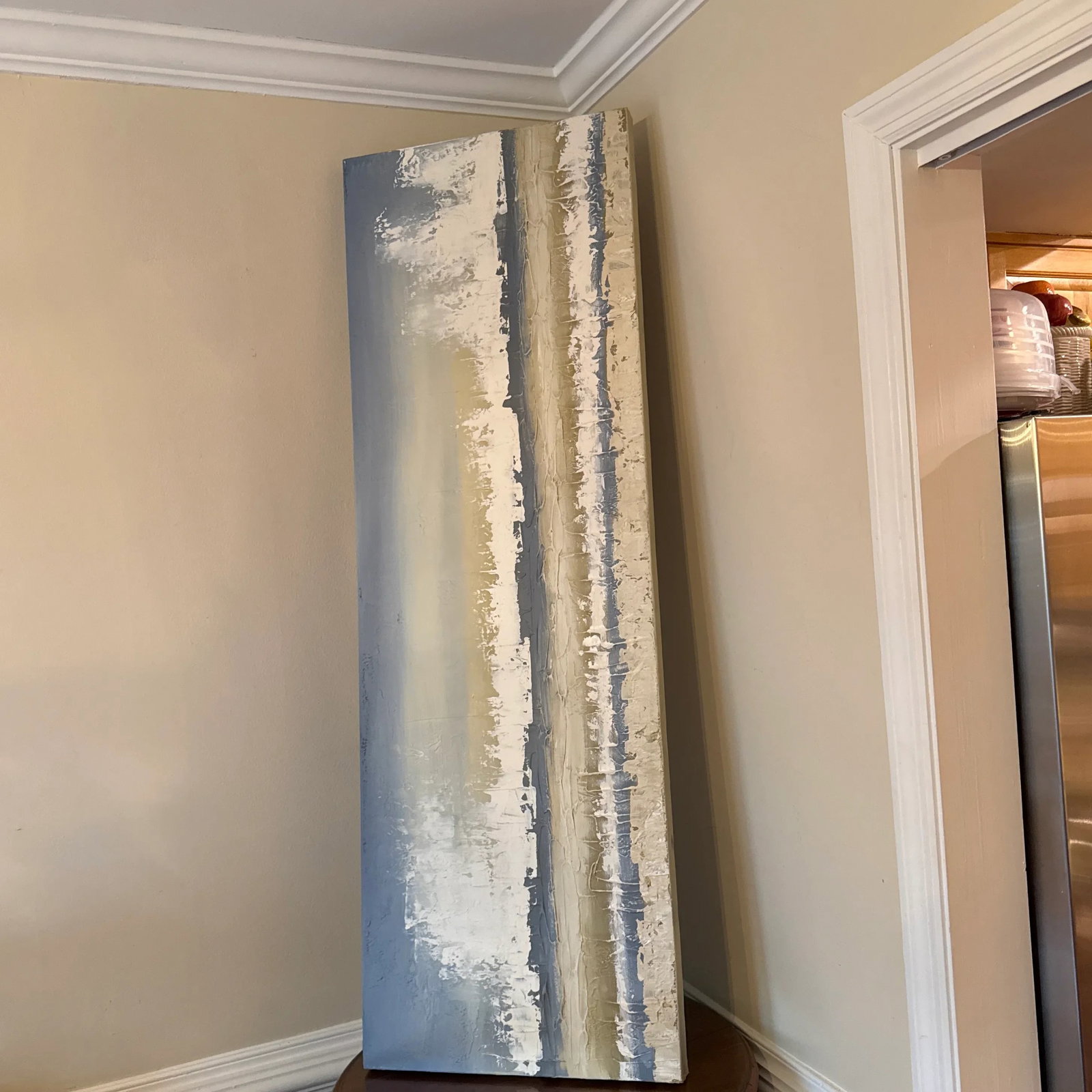 Mid-Century Modern Style Contemporary Abstract Painting by Sarah Brooke - 8