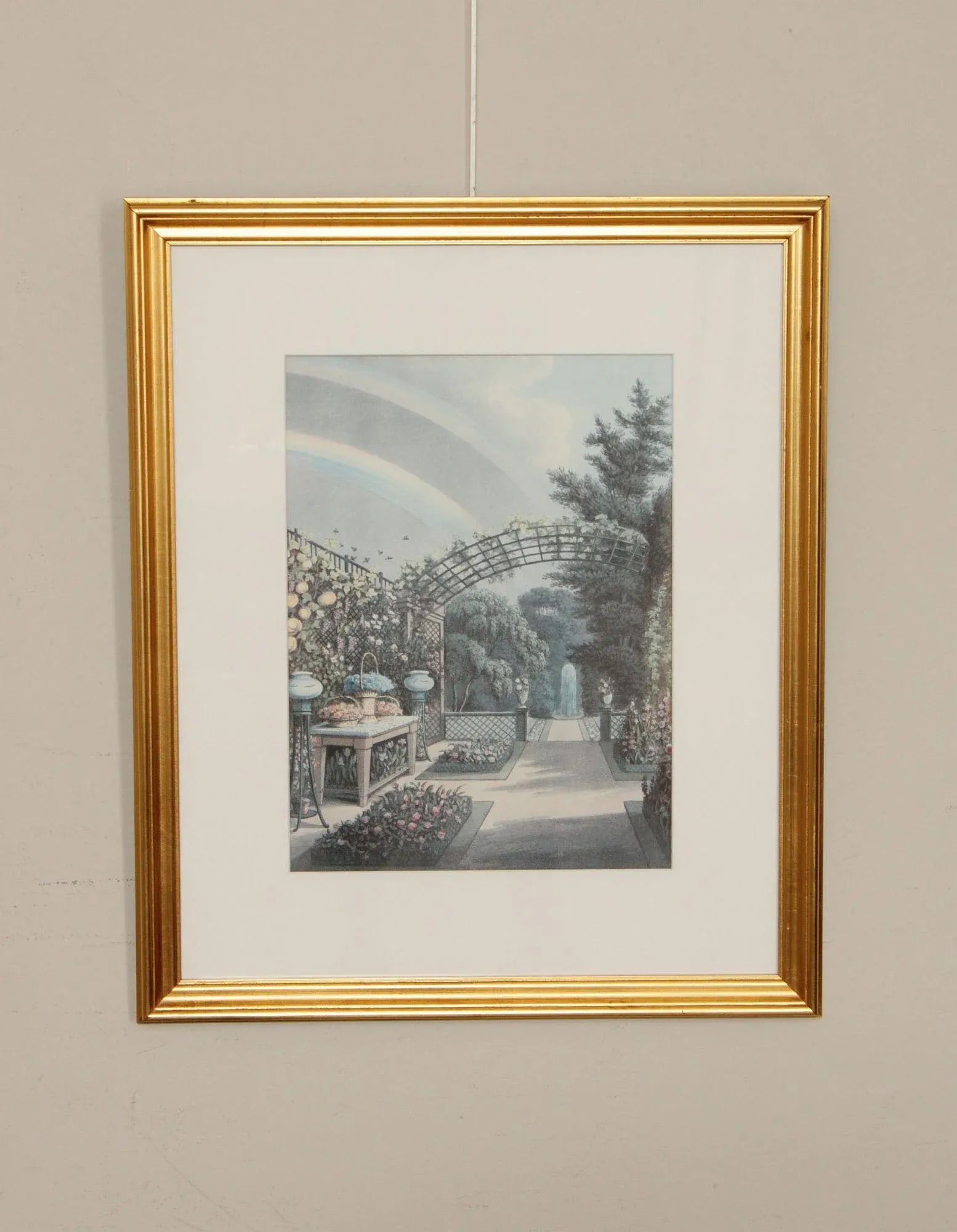 English Georgian Garden and Pheasantry Prints - 12