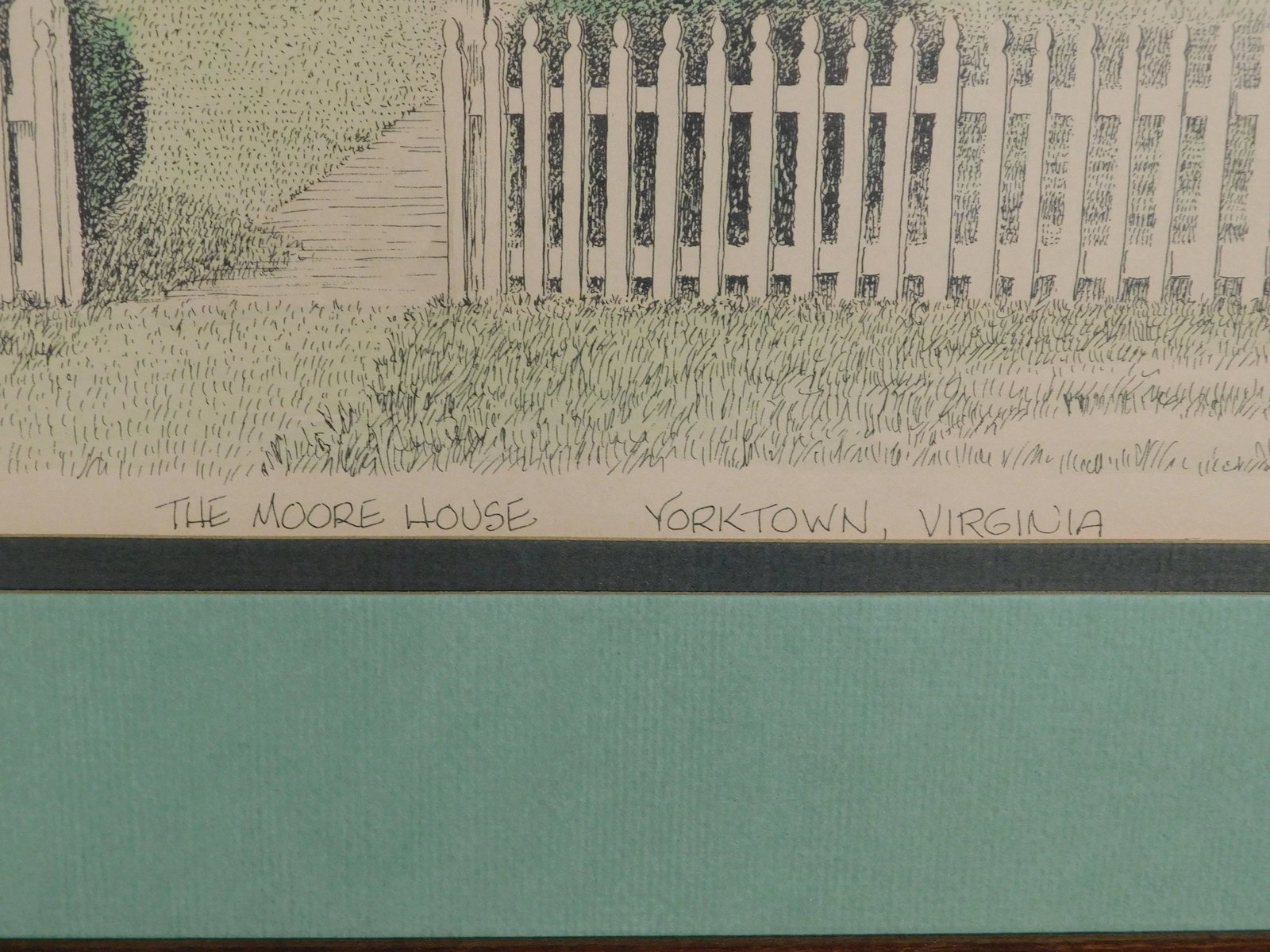 Clark M. Goff Framed Print "The Moore House, Yorktown, VA" - 8