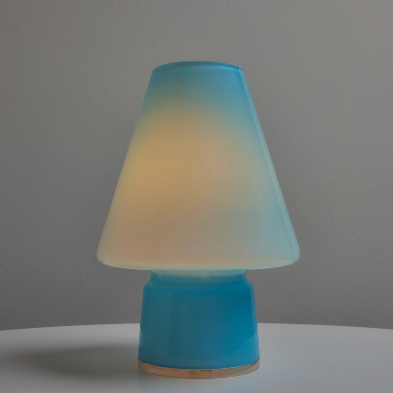 1980s Memphis Style Glass 'BiBi' Table Lamps for Artemide - a Pair - 10
