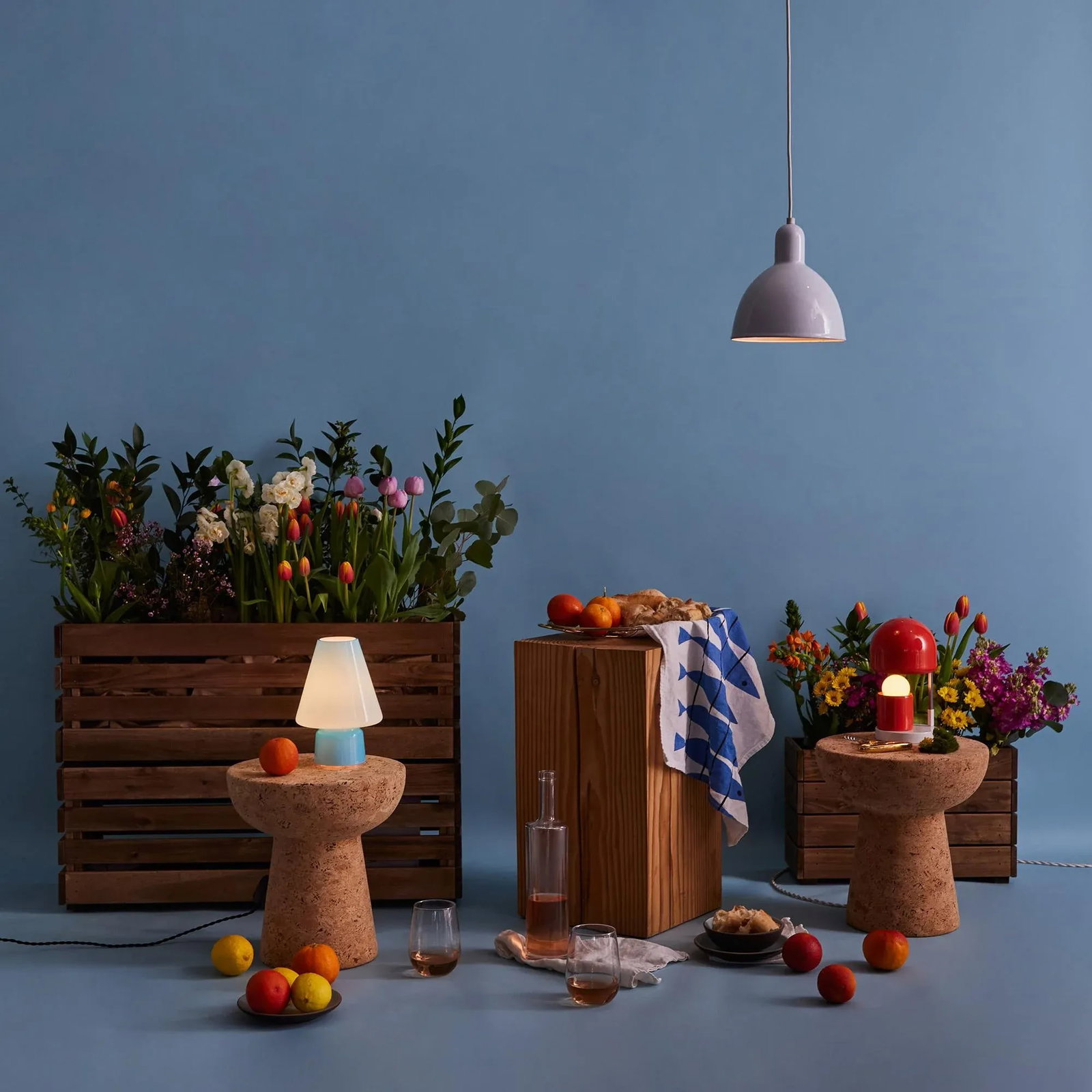1980s Memphis Style Glass 'BiBi' Table Lamps for Artemide - a Pair - 3