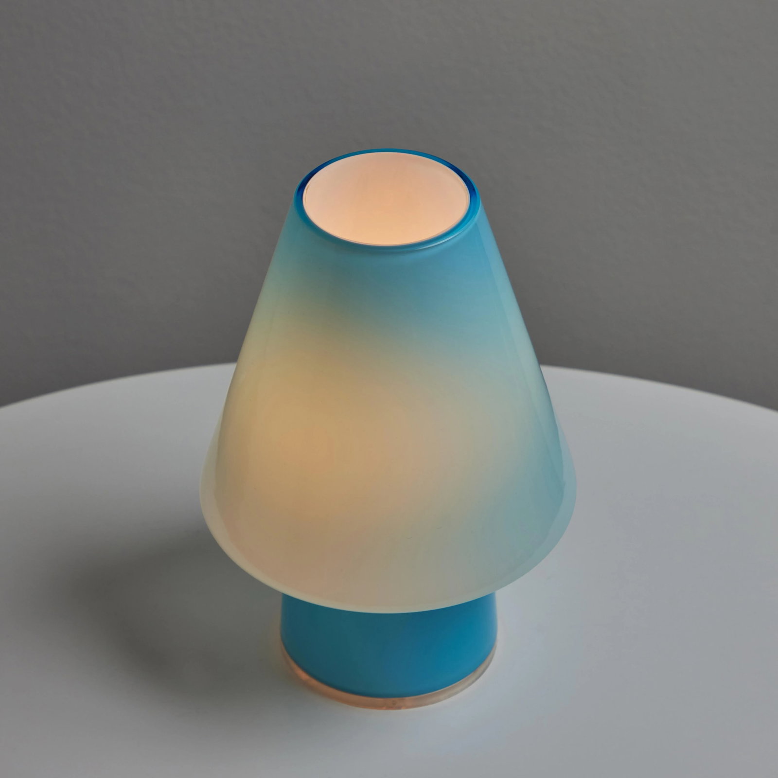 1980s Memphis Style Glass 'BiBi' Table Lamps for Artemide - a Pair - 5