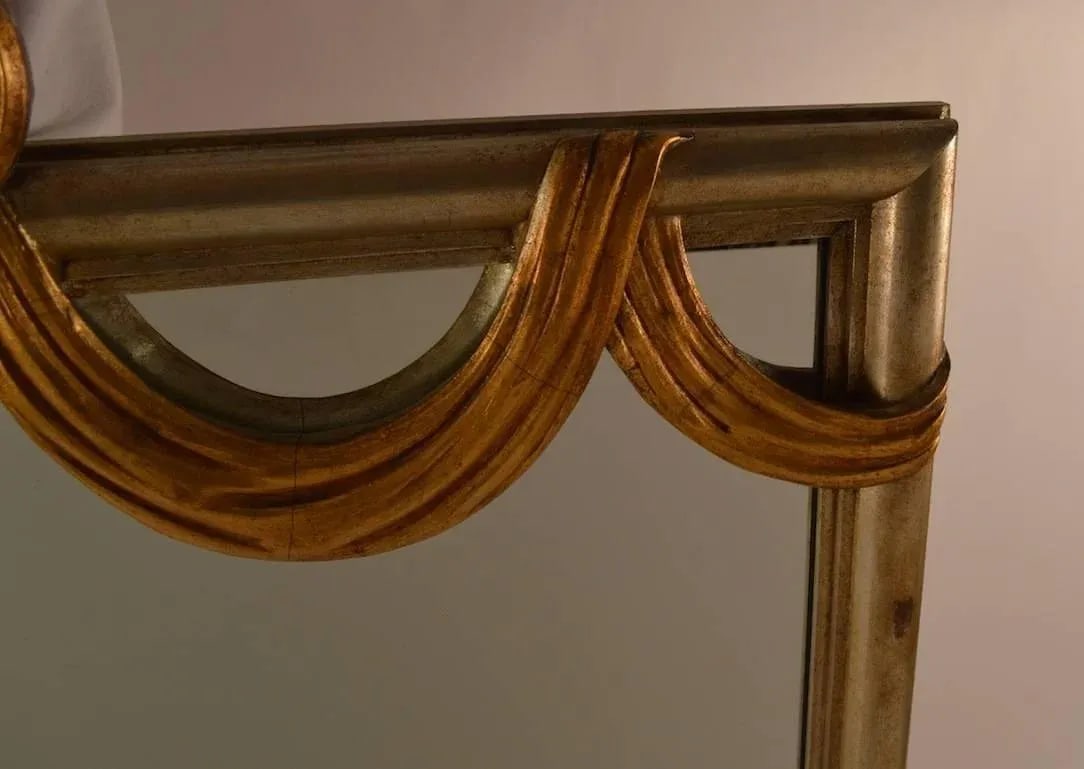 Gilt Swag Ring Mirror - 5