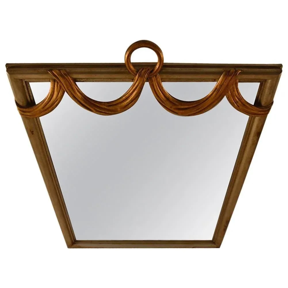 Gilt Swag Ring Mirror - 8