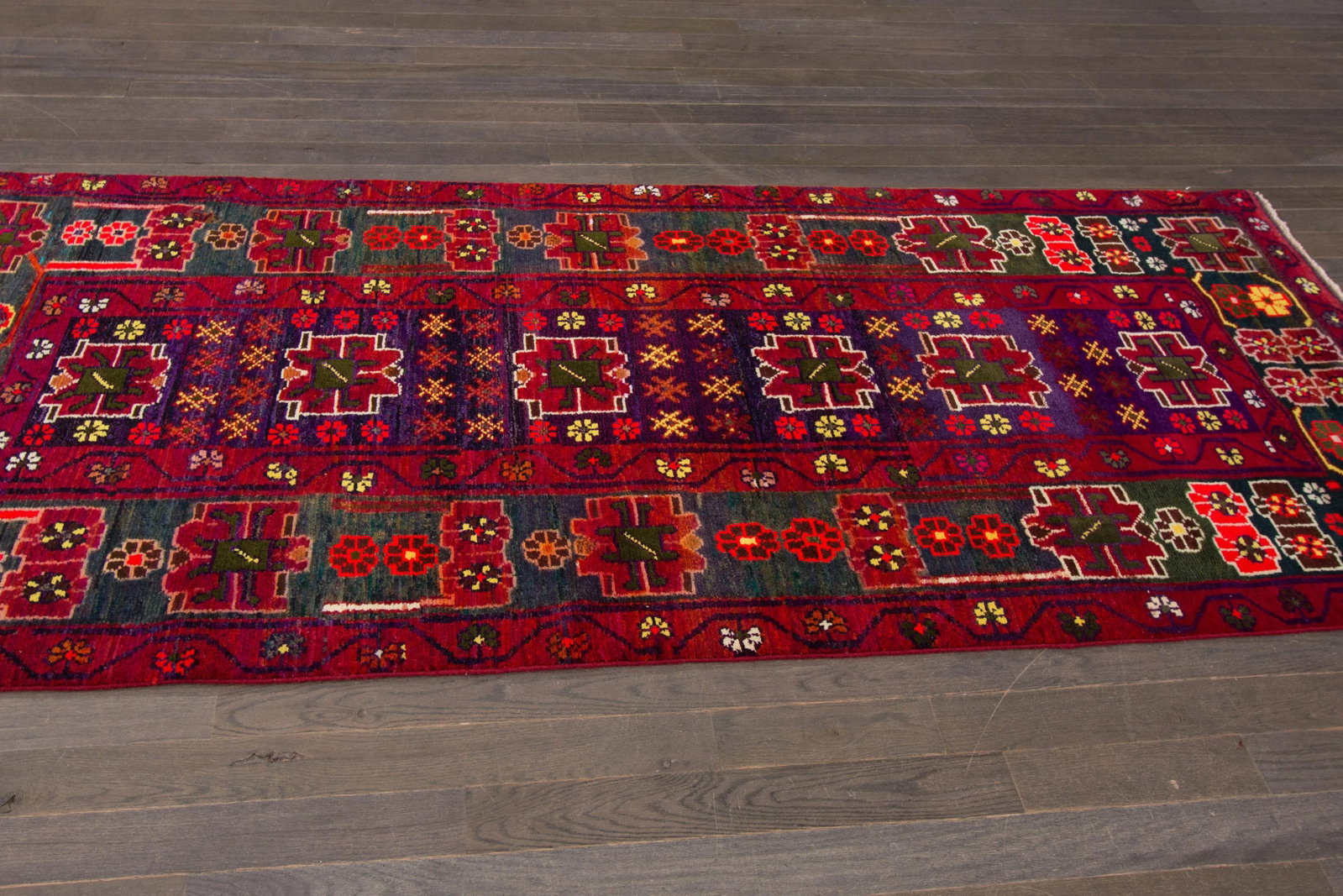Mid-20th Century Vintage Persian Rug, 3'7" X 8' - 4