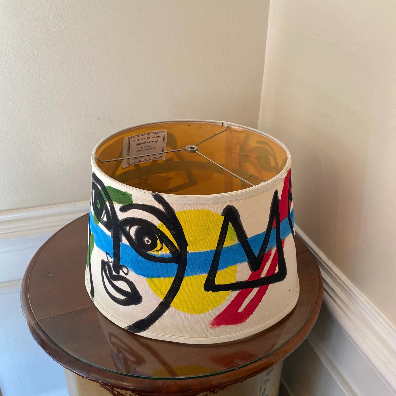 1970s Peter Keil Original Painted Lampshade Sculpture - 10