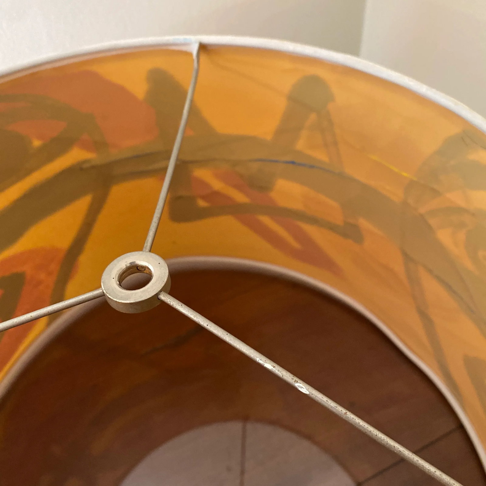 1970s Peter Keil Original Painted Lampshade Sculpture - 6