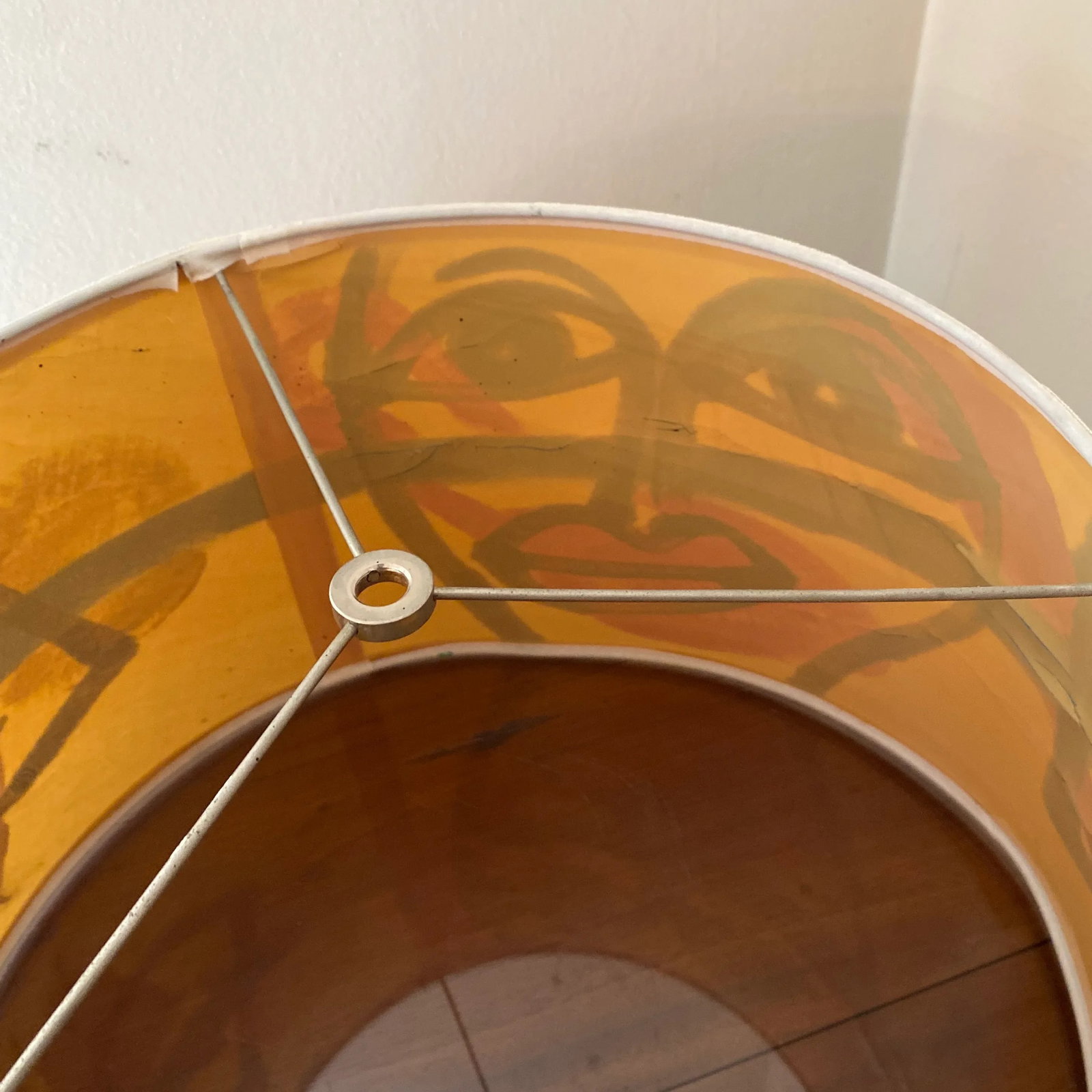 1970s Peter Keil Original Painted Lampshade Sculpture - 7