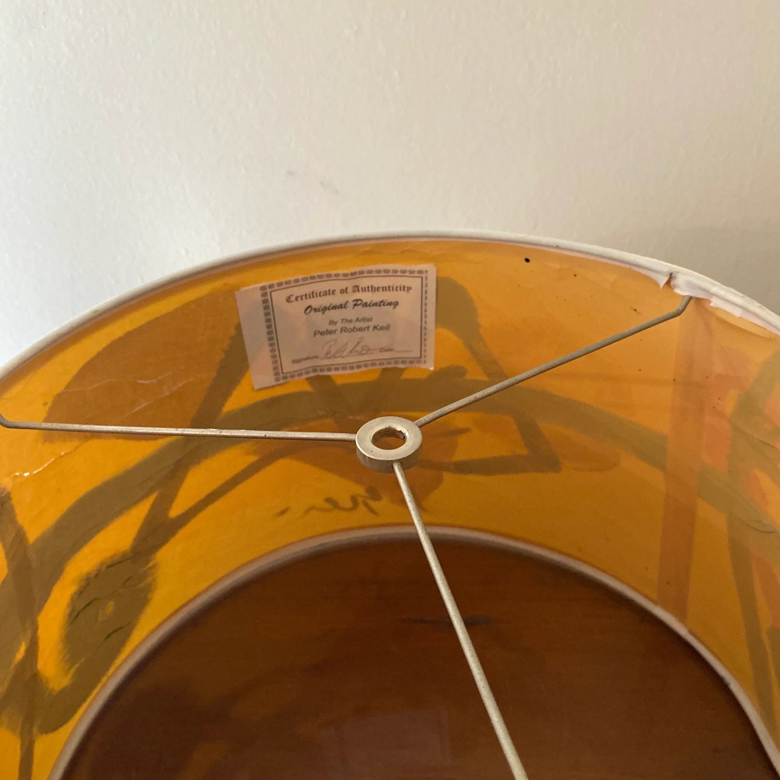 1970s Peter Keil Original Painted Lampshade Sculpture - 8