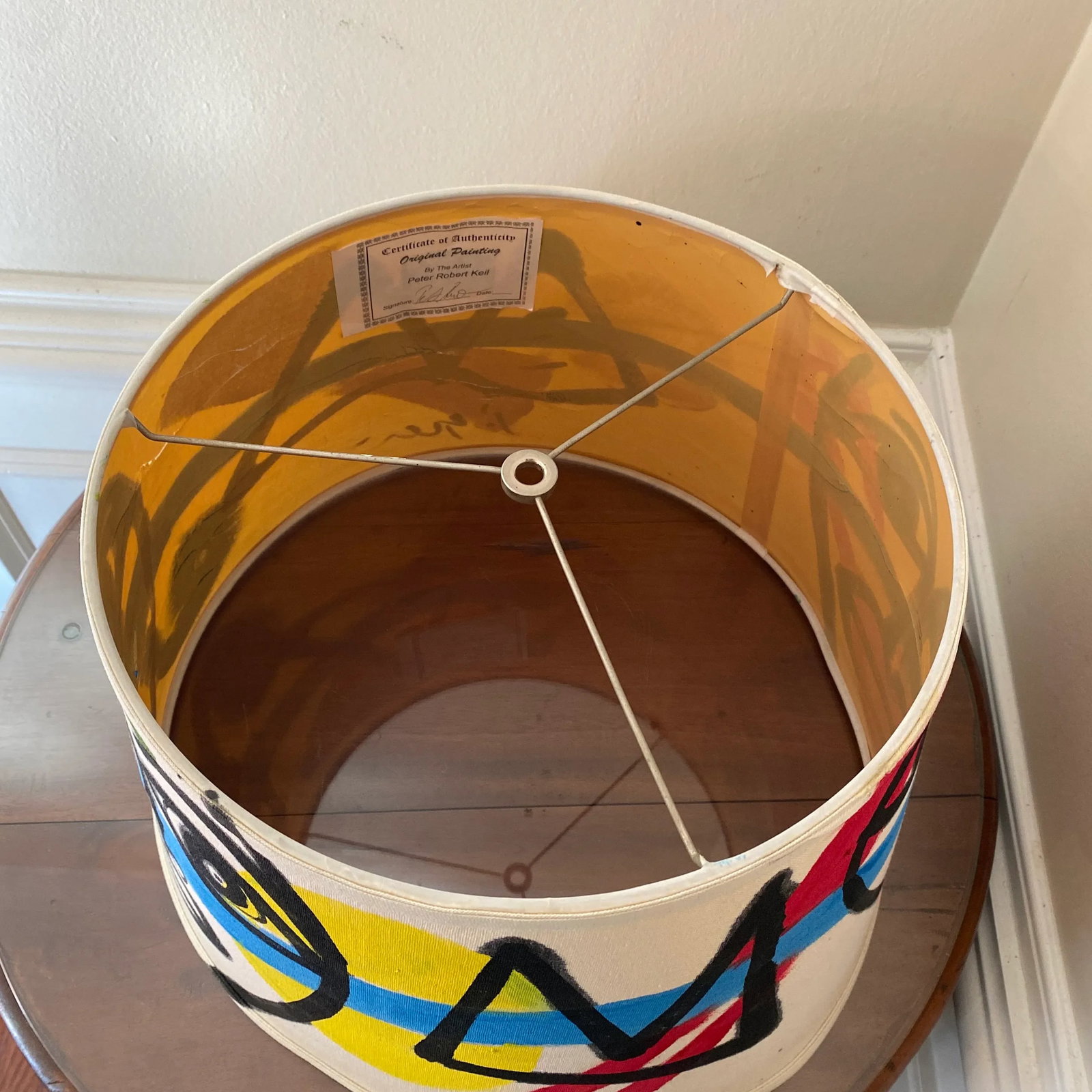 1970s Peter Keil Original Painted Lampshade Sculpture - 9
