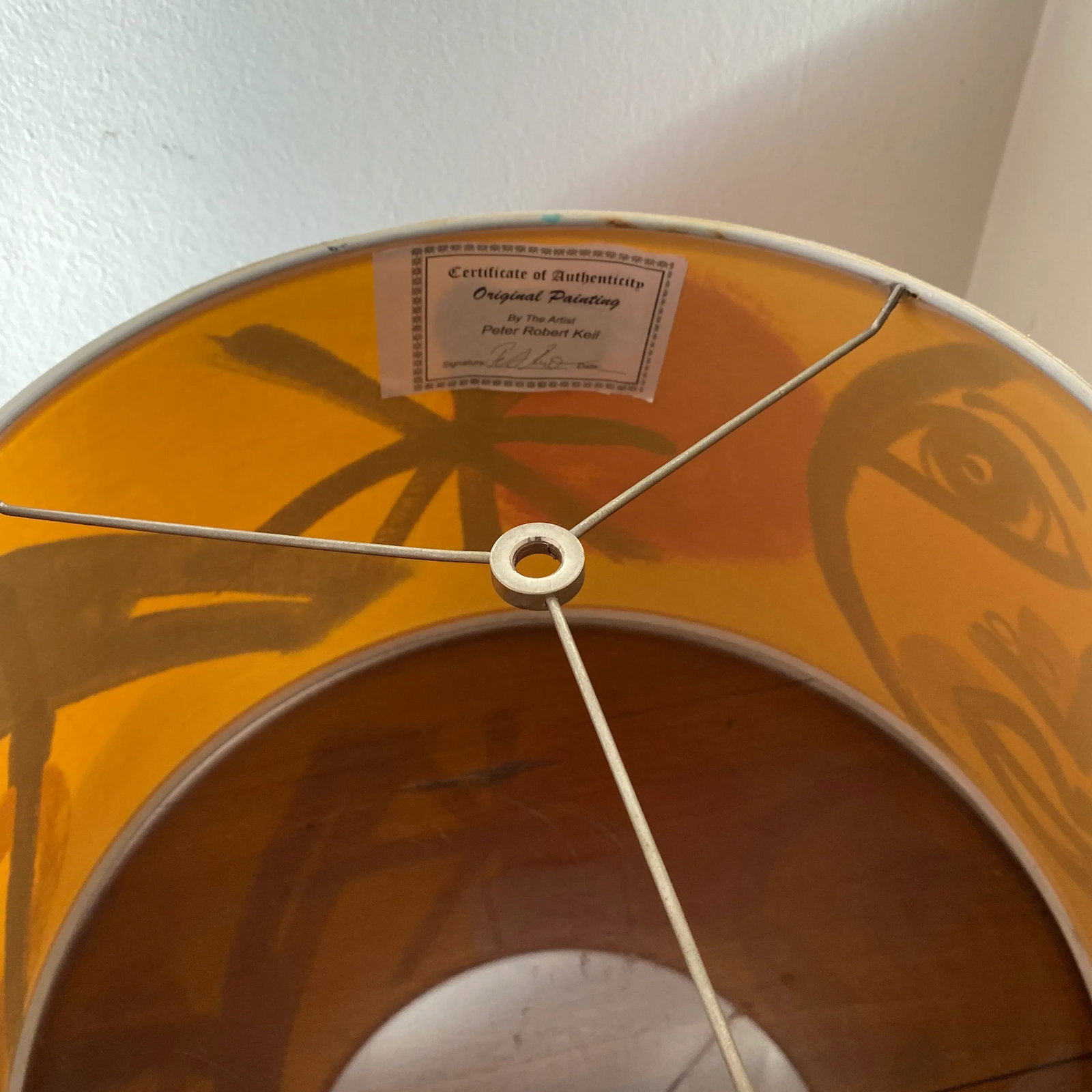 Peter Keil Original Painted Lampshade Sculpture #2 - 6
