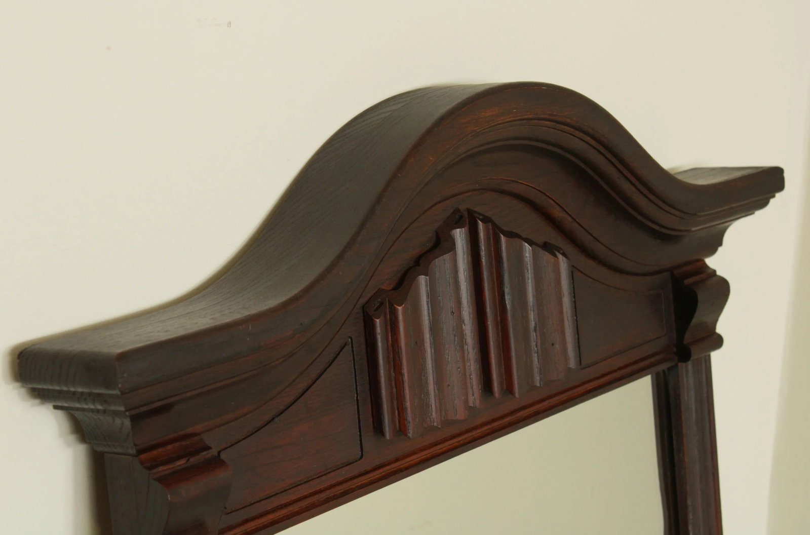 Ethan Allen Royal Charter Oak Vintage Jacobean Style Wall Mirrors - a Pair - 4