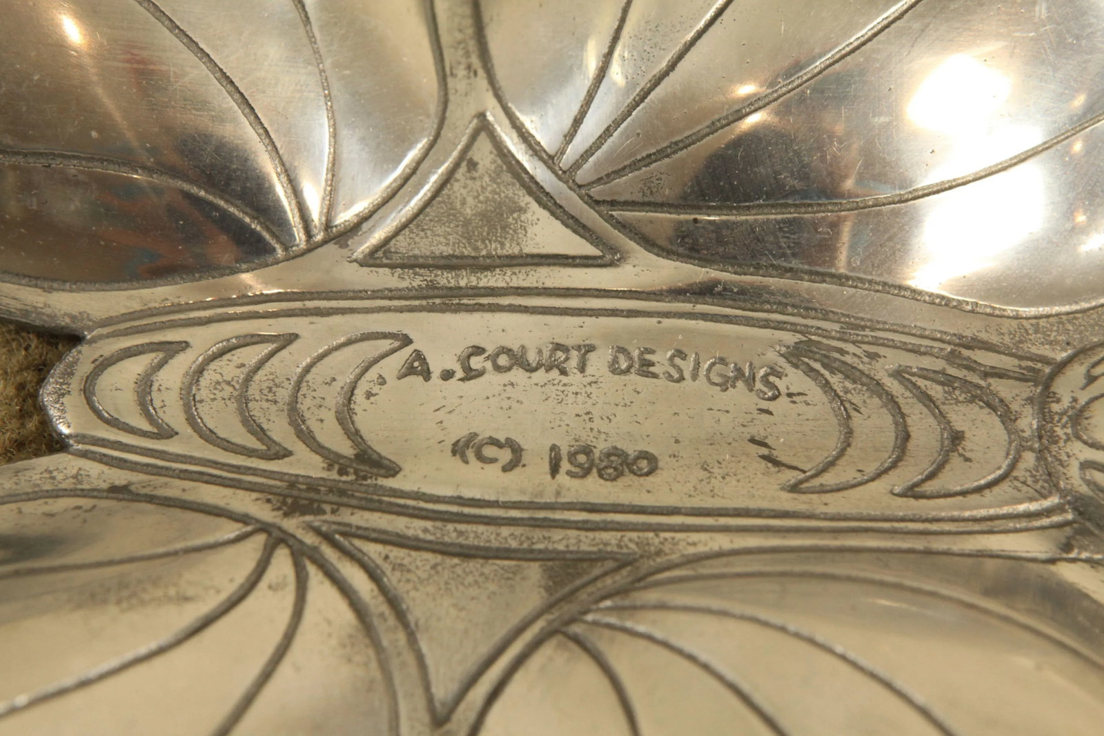 Arthur Court Vintage 1980's Aluminum Serving Tray - 10