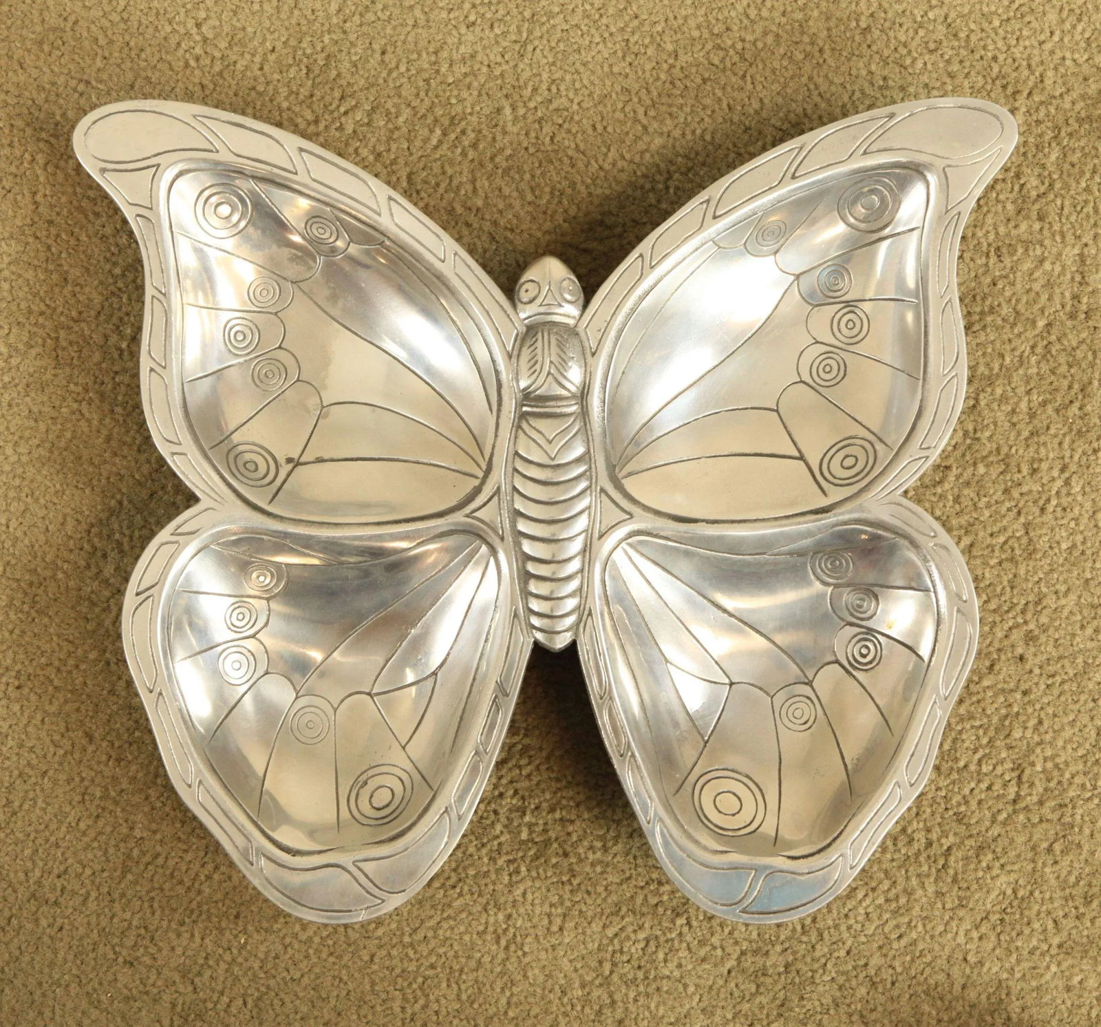 Arthur Court Vintage 1980's Aluminum Serving Tray - 11