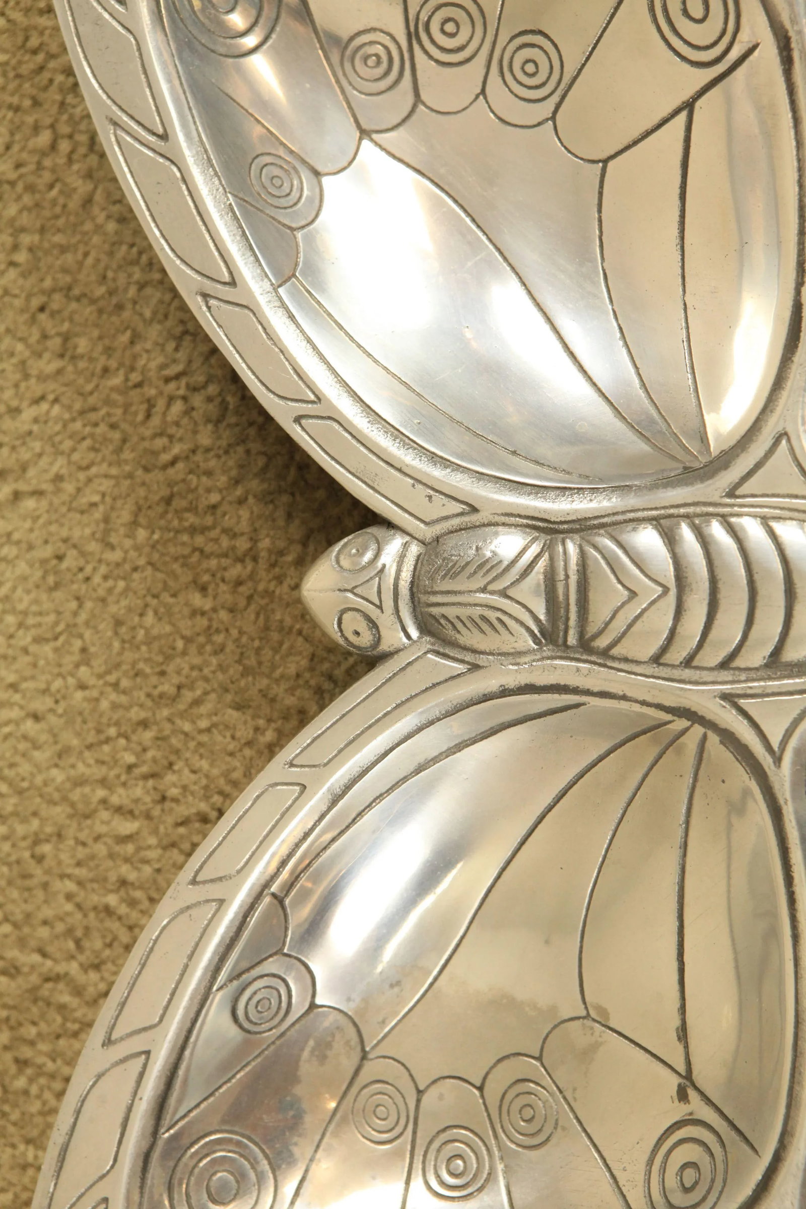 Arthur Court Vintage 1980's Aluminum Serving Tray - 3