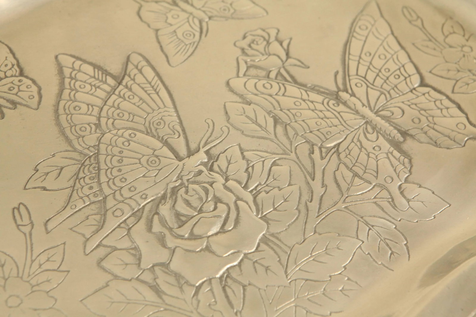 Arthur Court Aluminum Butterfly Serving Tray - 3