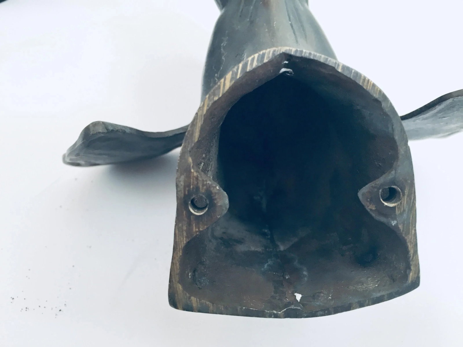 Cast Iron Elephant Heads Bookends - a Pair - 12