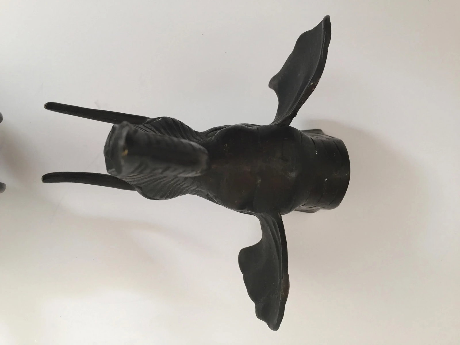 Cast Iron Elephant Heads Bookends - a Pair - 5